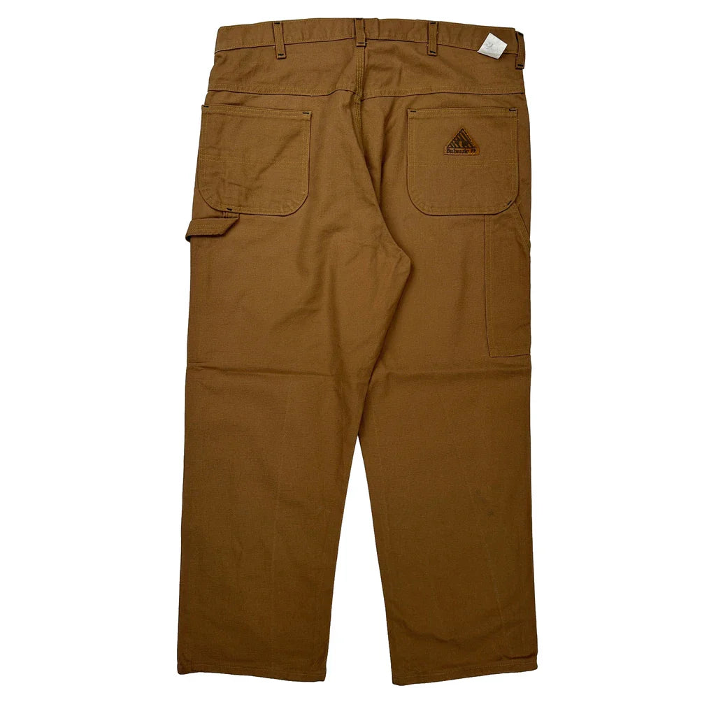 Bulwark Carpenter Trousers - 38W 32L Brown Cotton Refurbished - Thrifted (note: this is a term often used to describe second- refurbished available on Cerqular