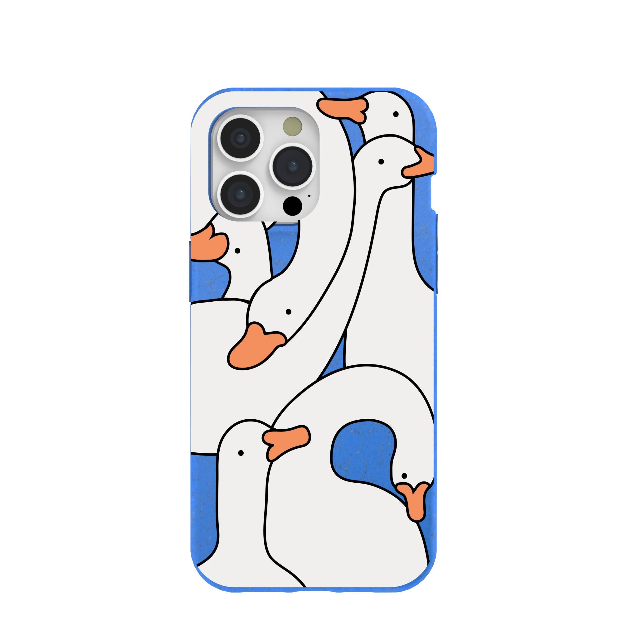Electric Blue Silly Goose iPhone 15 Pro Max Case Refurbished - Pela Case refurbished available on Cerqular