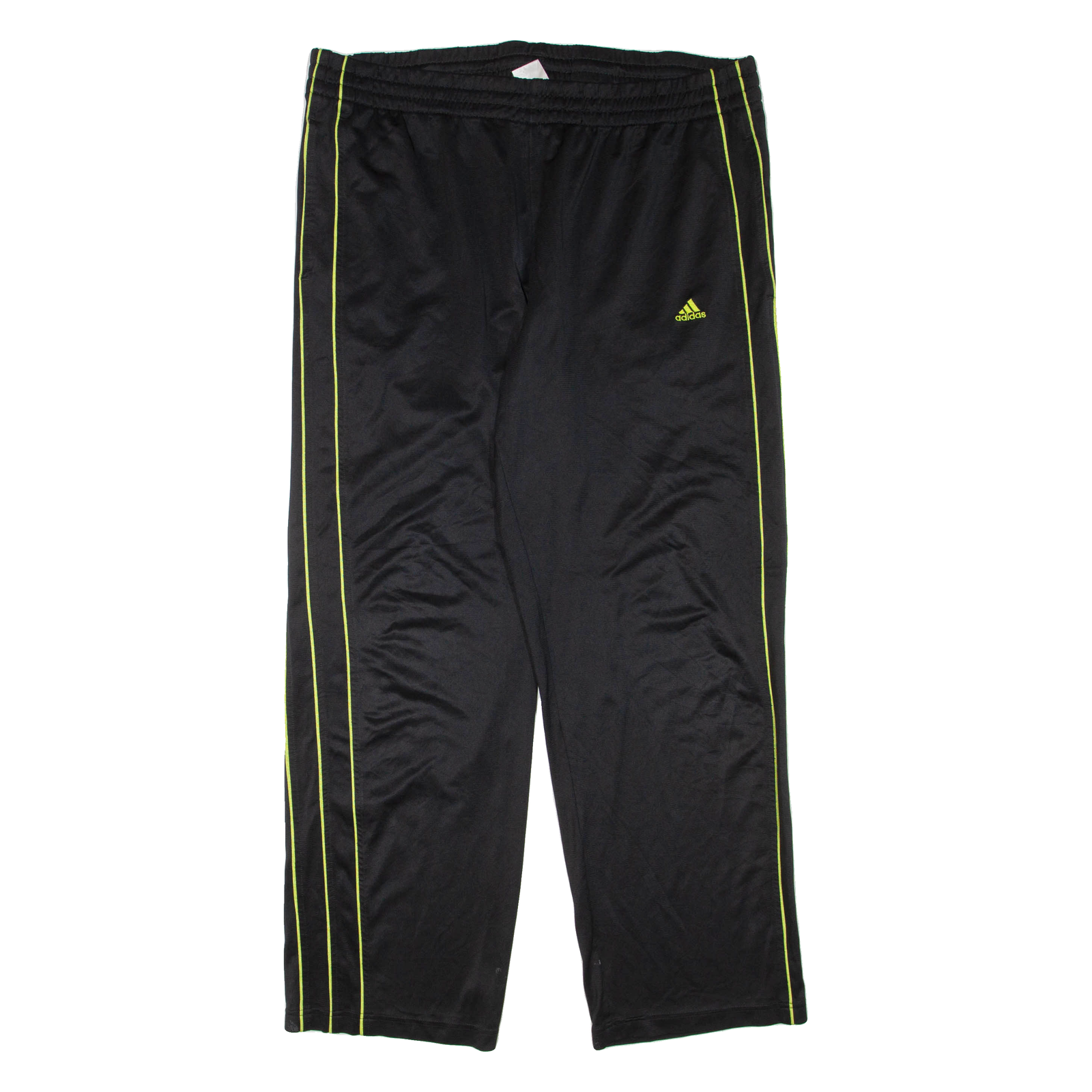 ADIDAS Mens Track Pants Black Straight XL W40 L32 Refurbished - N/A refurbished available on Cerqular
