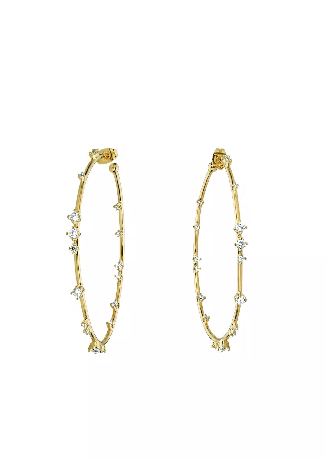 Earring Bo-23g Gold | Color: GOLD | Size: U Refurbished - Rue Madame is a known brand, and the standardized name is " refurbished available on Cerqular