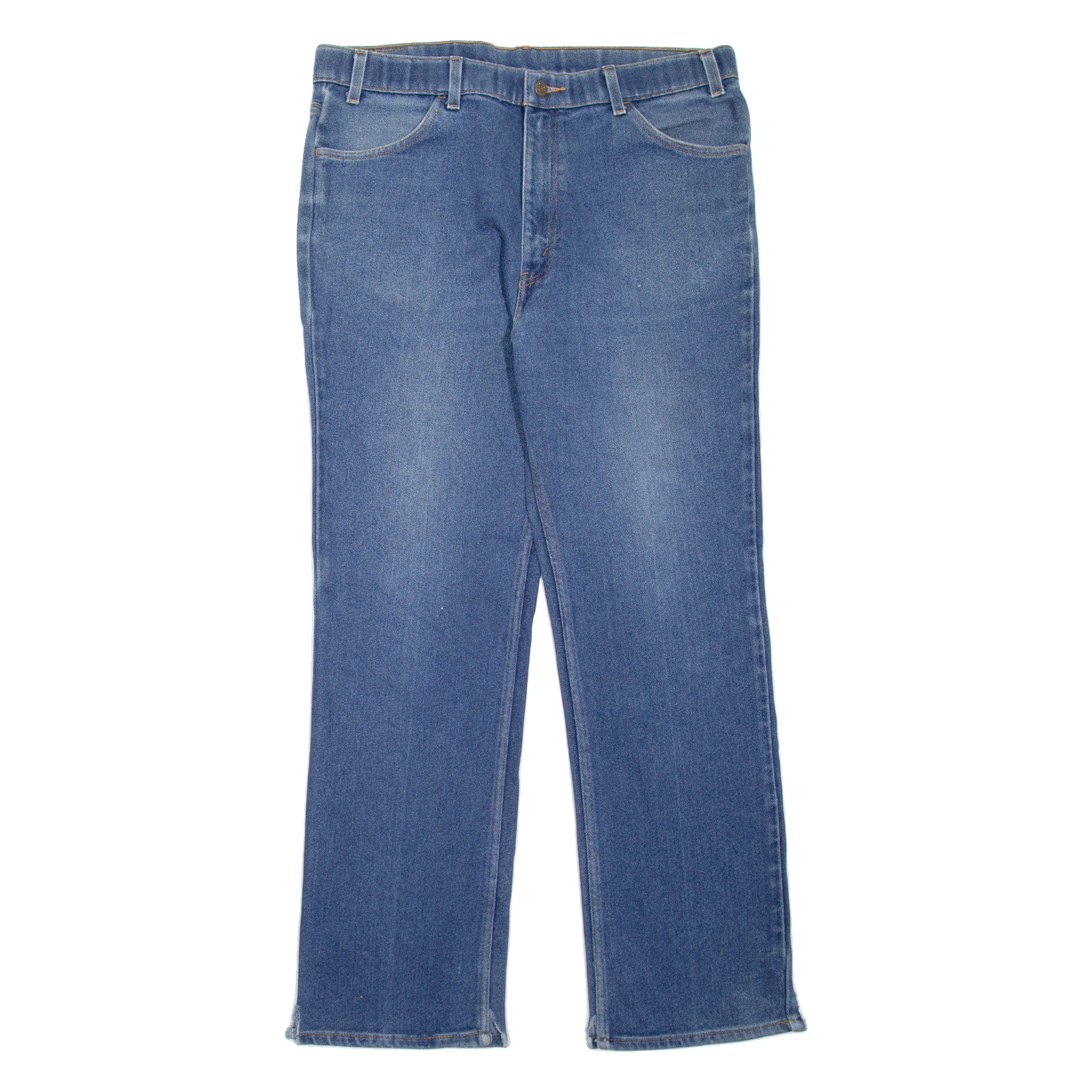 LEVI'S Mens Jeans Blue Regular Straight 90s Stone Wash W37 L32 Refurbished - N/A refurbished available on Cerqular