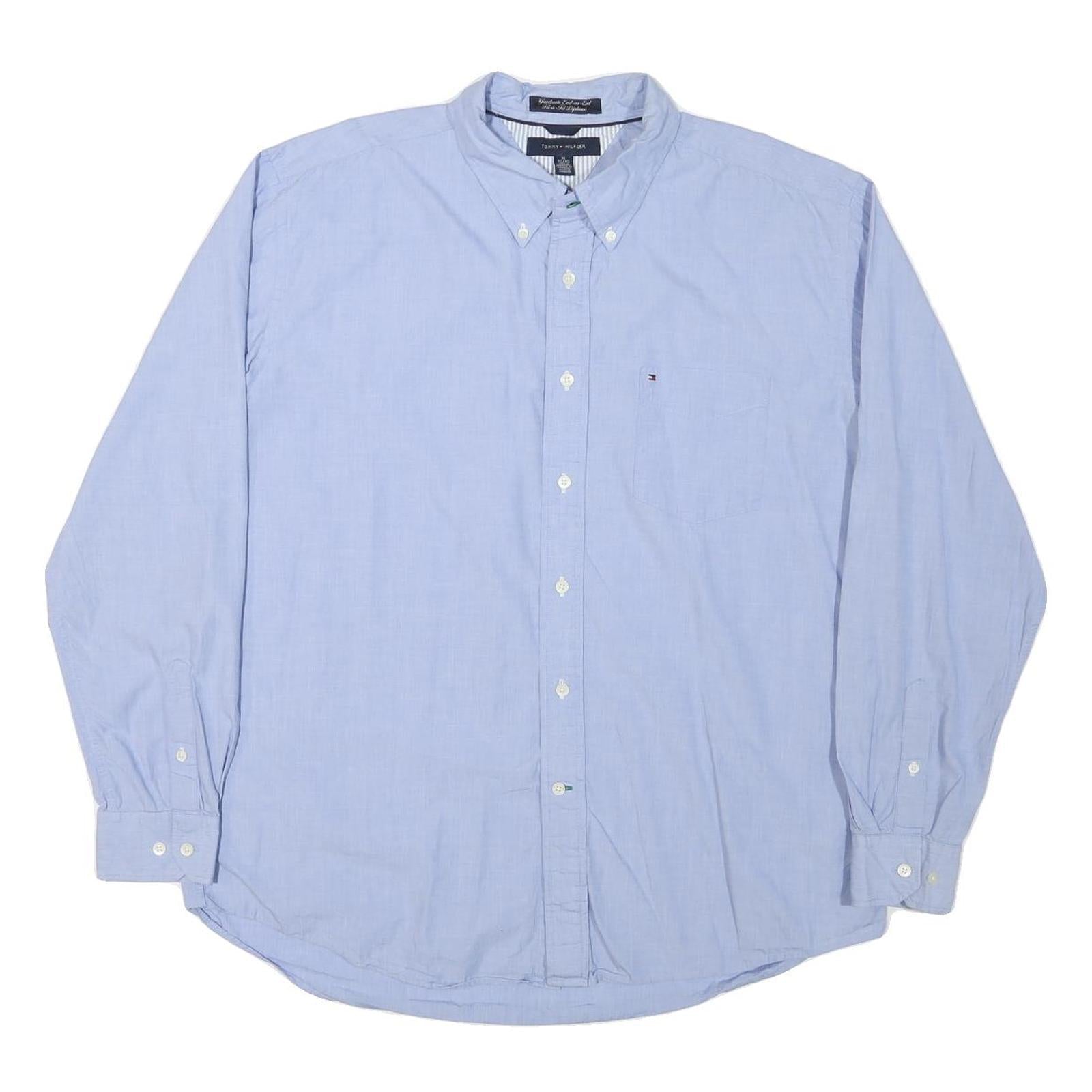 Buy TOMMY HILFIGER Mens Blue Button-Down Shirt XL Cotton Blend Classic Fit Formal Refurbished - $35.09 TOMMY HILFIGER Mens Blue Button-Down Shirt XL Cotton Blend Classic Fit Formal Refurbished - N/A refurbished available on Cerqular