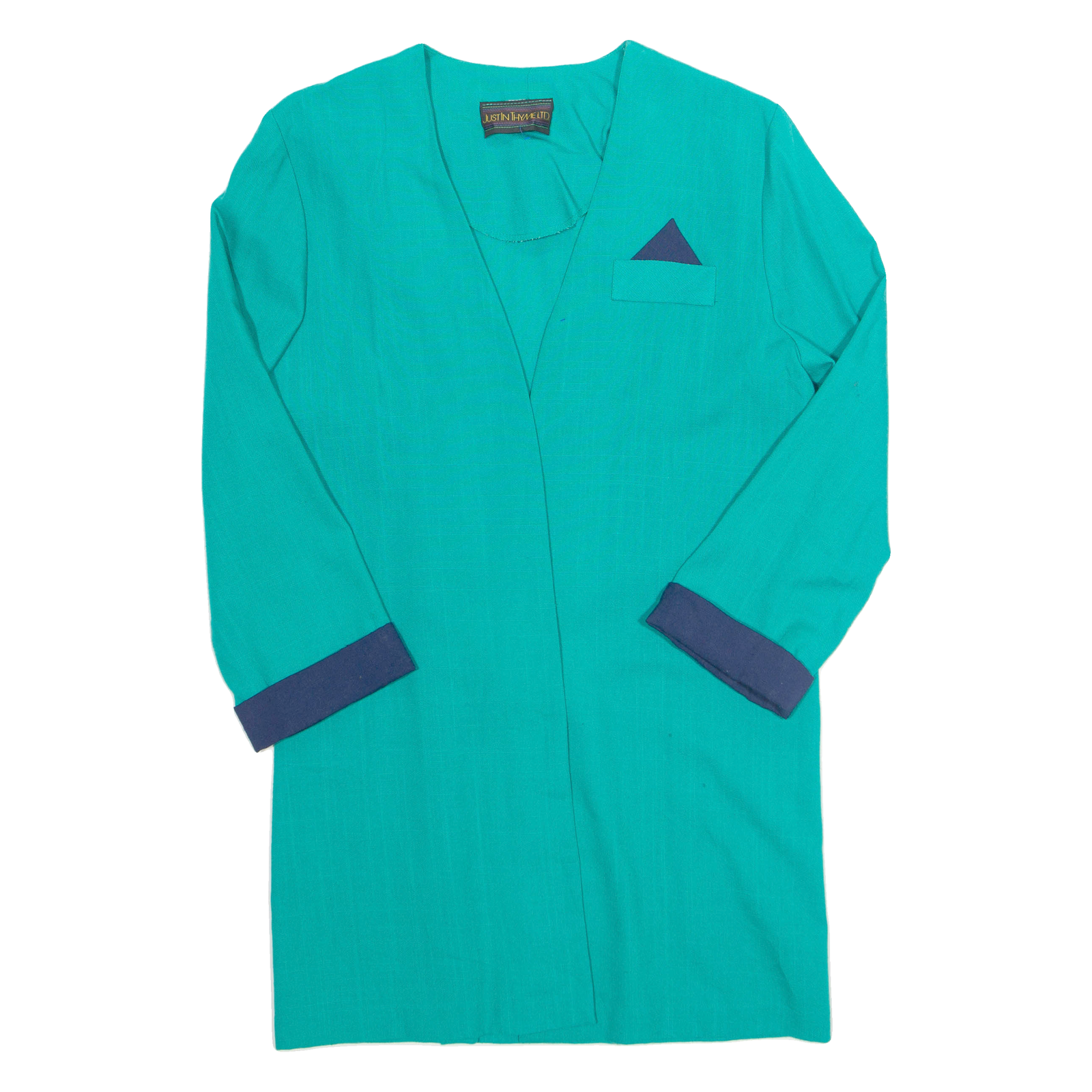JUSTINTHYME LTD Womens Kimono Top Green Long Sleeve L Refurbished - N/A refurbished available on Cerqular