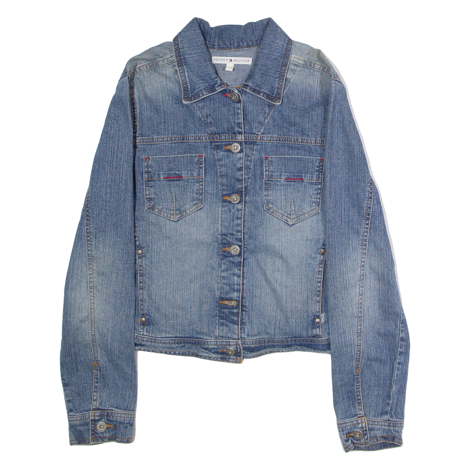 TOMMY HILFIGER Womens Denim Jacket Blue M Refurbished - N/A refurbished available on Cerqular