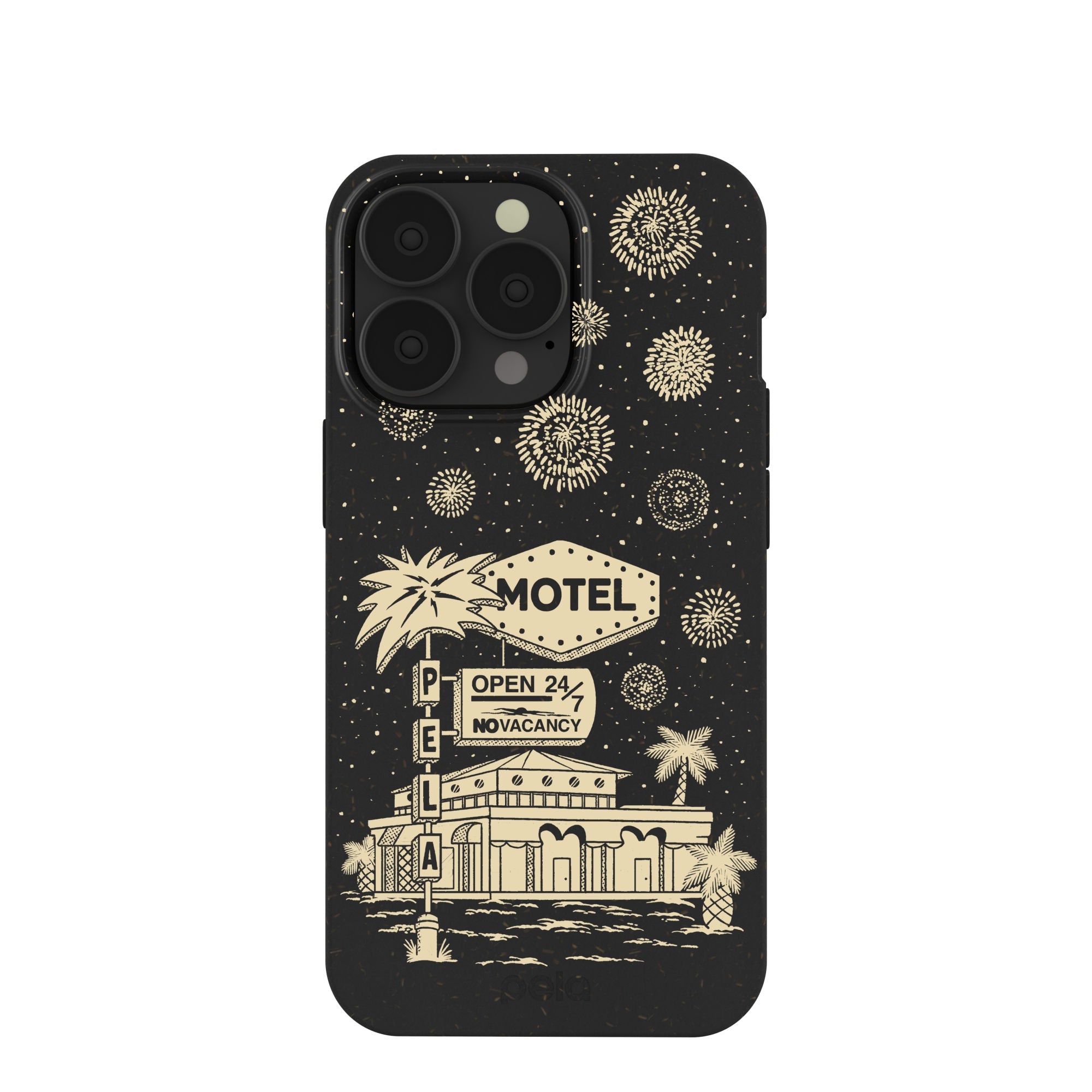 Black Motel Pela iPhone 13 Pro Case Refurbished - Pela Case refurbished available on Cerqular