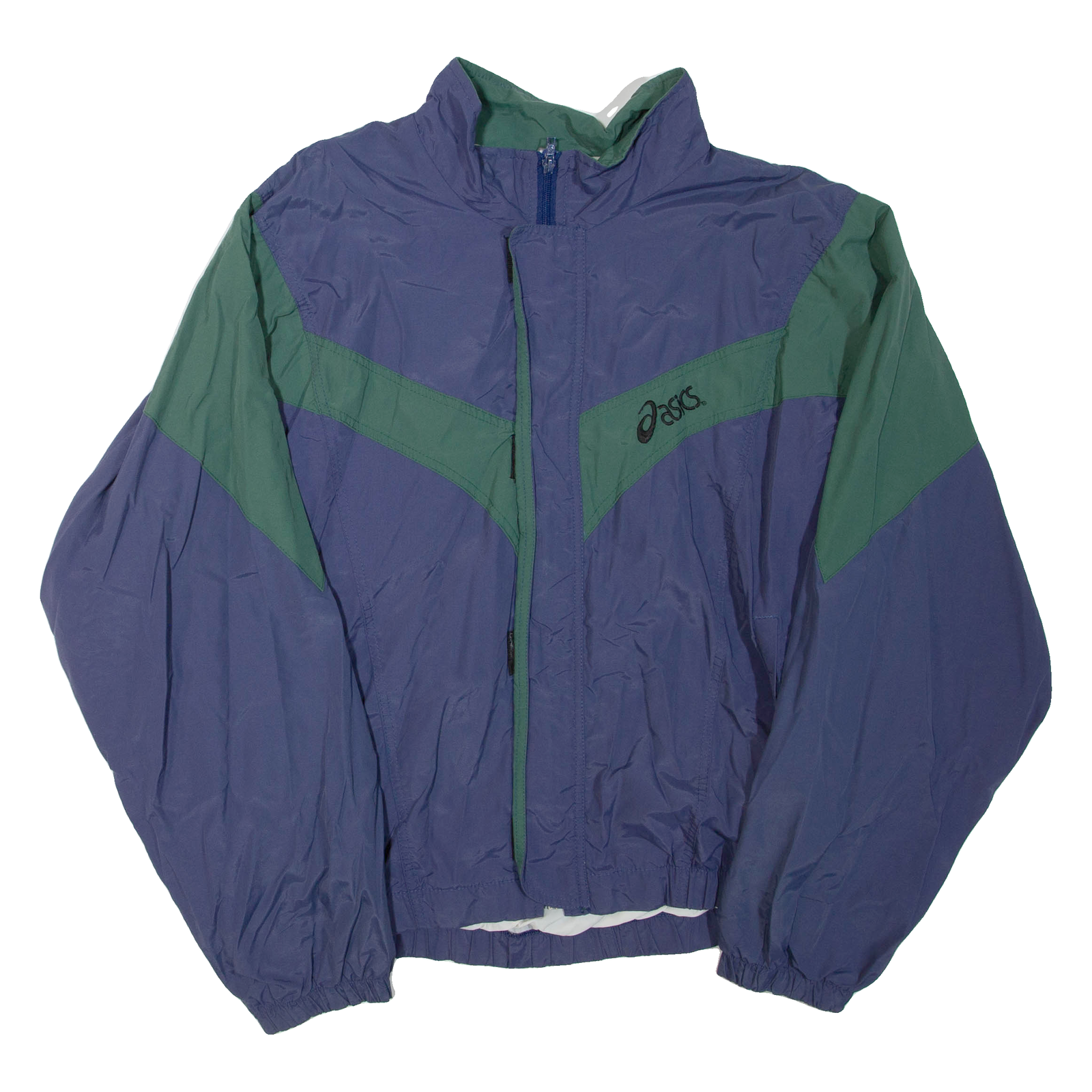 ASICS Mens Track Jacket Blue XL Refurbished - N/A refurbished available on Cerqular