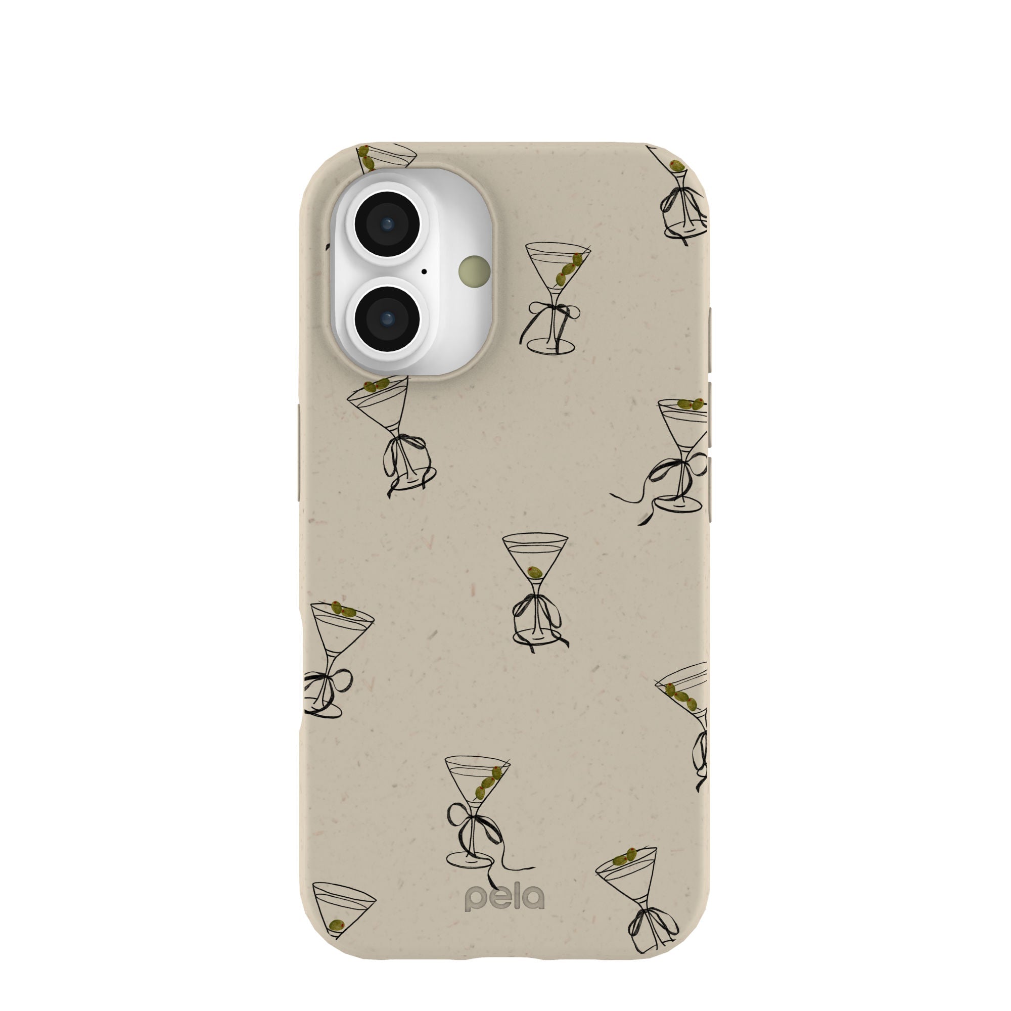 London Fog Martini Me iPhone 16 Case Refurbished - Pela Case refurbished available on Cerqular