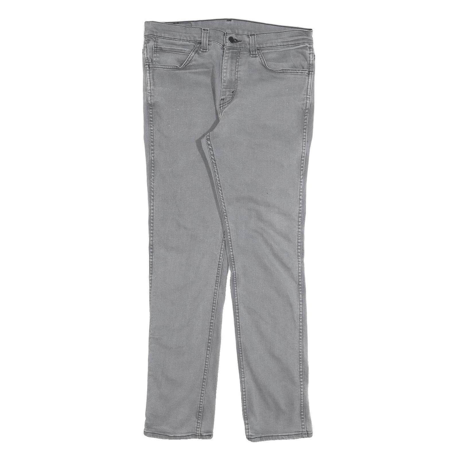 LEVI'S 511 Slim Mens Jeans Grey Slim Skinny Denim Medium W32 L32 Zip Refurbished - N/A refurbished available on Cerqular