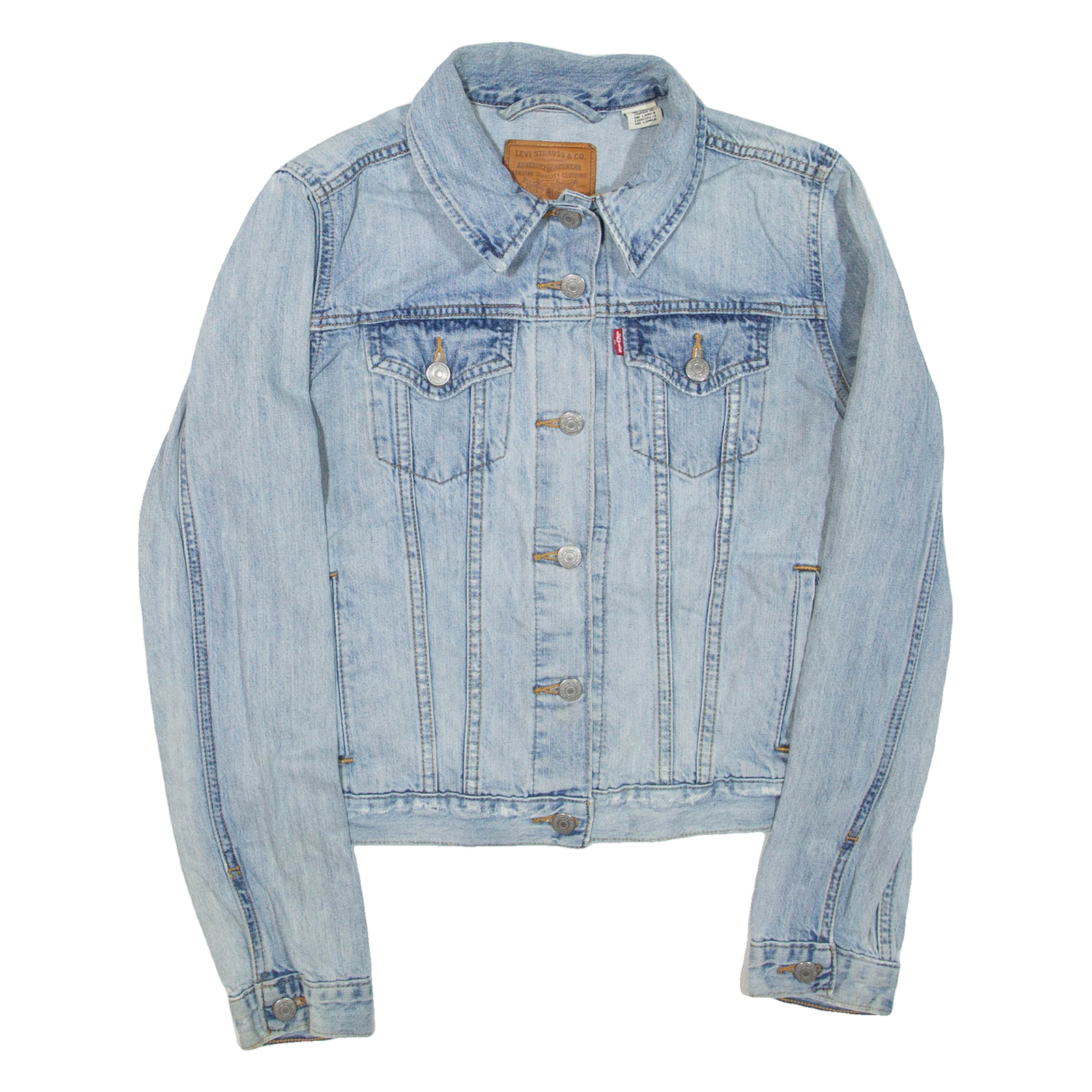 LEVI'S Mens Denim Jacket Blue L Refurbished - N/A refurbished available on Cerqular