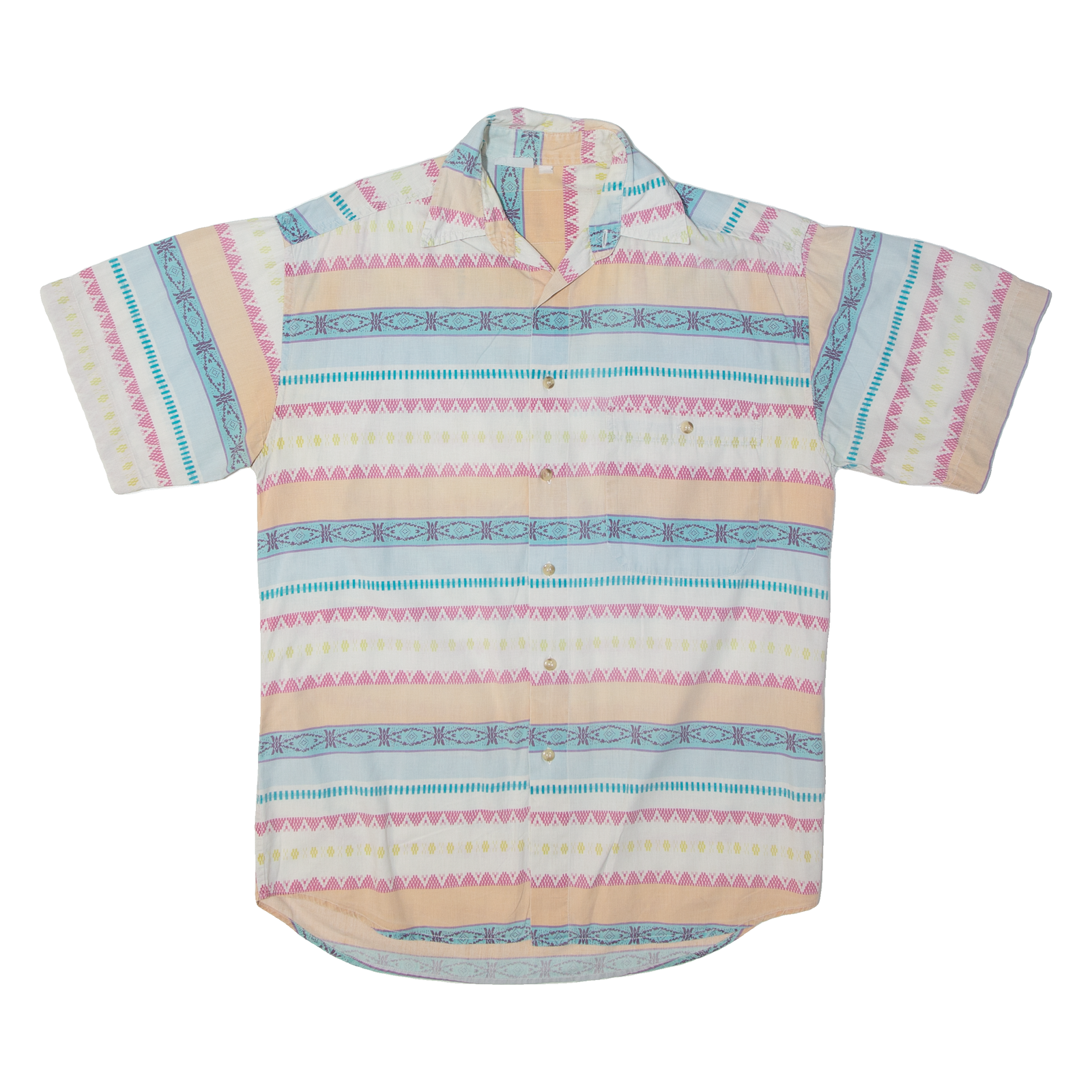 Mens Shirt Pink Fair Isle M Refurbished - N/A refurbished available on Cerqular