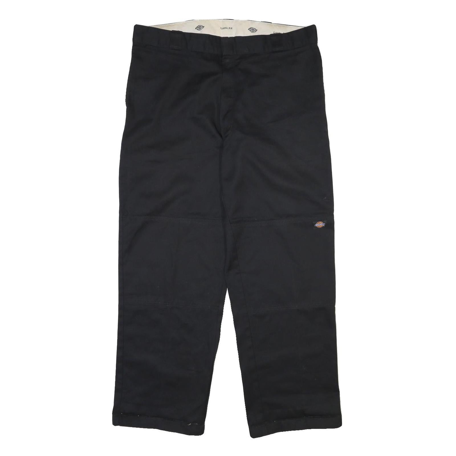 DICKIES Mens Regular Fit Black Workwear Trousers W40 L32 Durable Cotton Blend Refurbished - N/A refurbished available on Cerqular