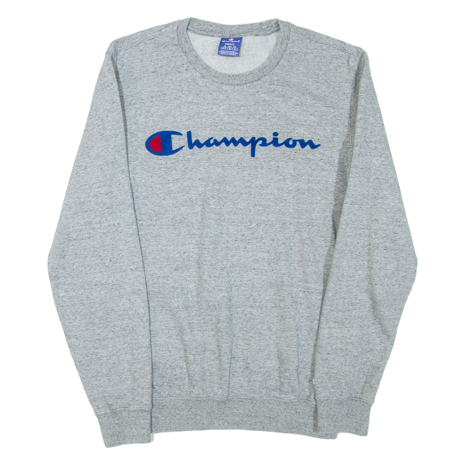 CHAMPION Mens Sweatshirt Grey Crew Neck S Refurbished - N/A refurbished available on Cerqular