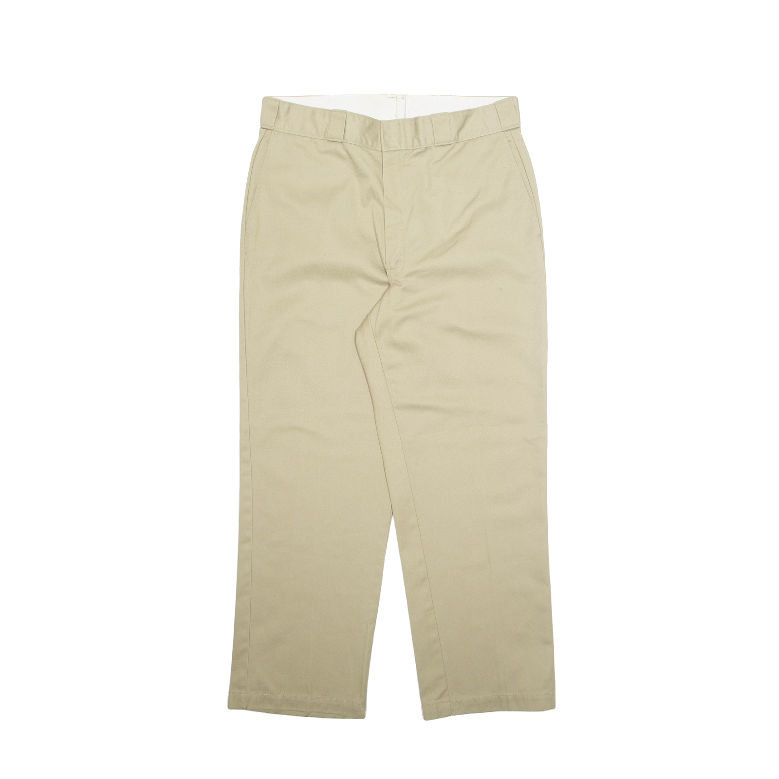 DICKIES Chino Mens Trousers Beige Regular Straight W34 L28 Refurbished - N/A refurbished available on Cerqular