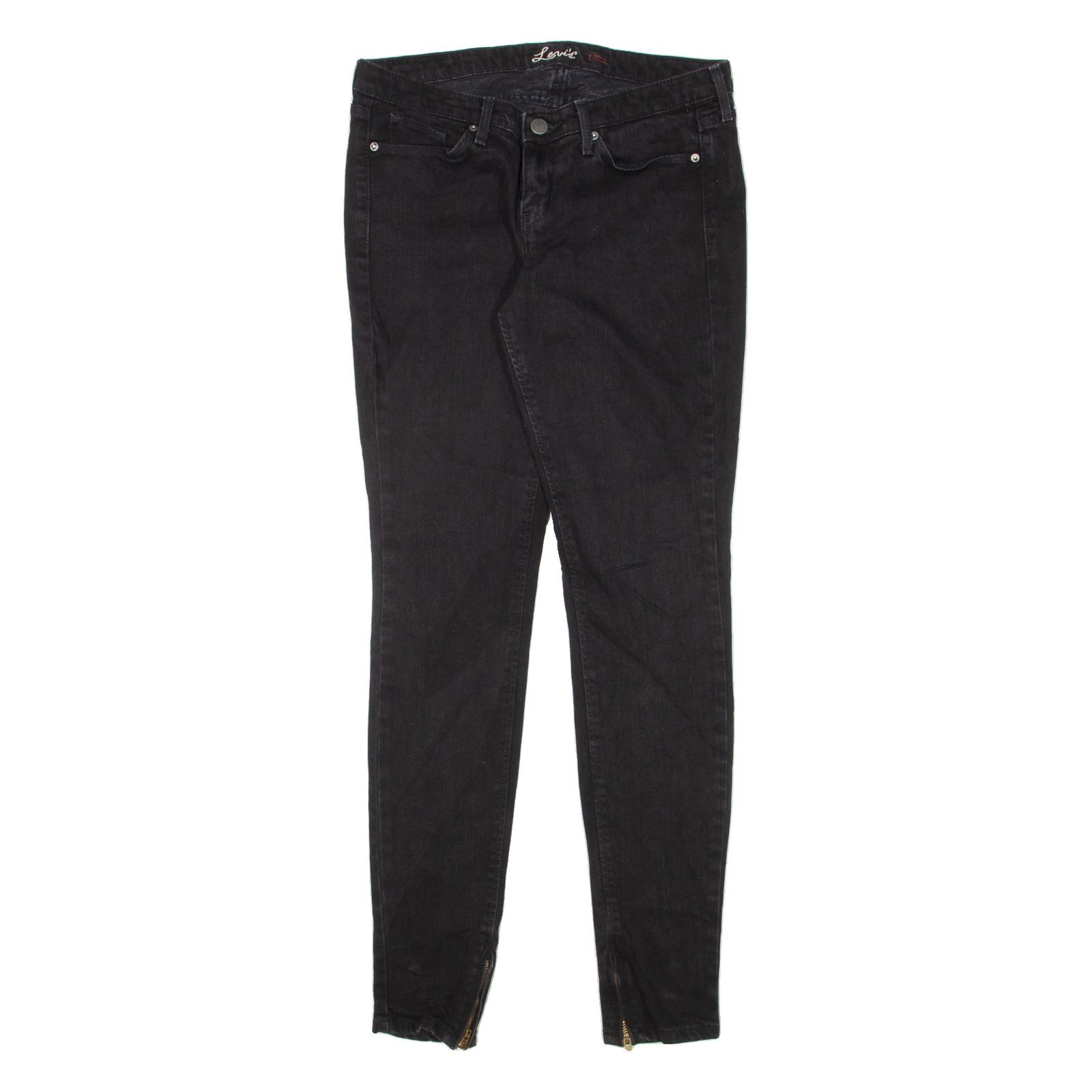 LEVI'S Womens Jeans Black Slim Skinny W29 L32 Refurbished - N/A refurbished available on Cerqular
