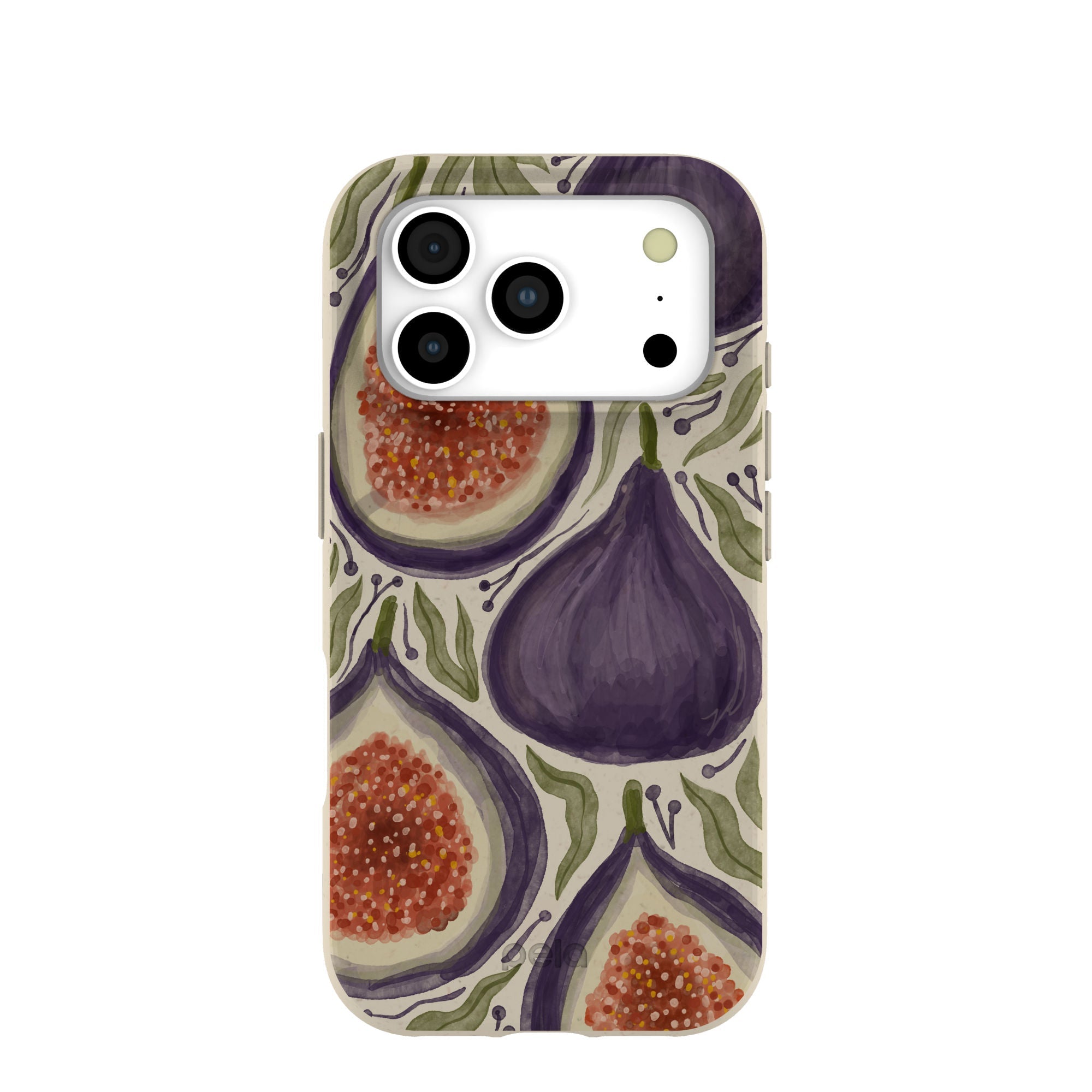 London Fog Fig Season iPhone 17 Pro Case | MagSafe Compatibility: Without MagSafe Refurbished - Pela Case refurbished available on Cerqular