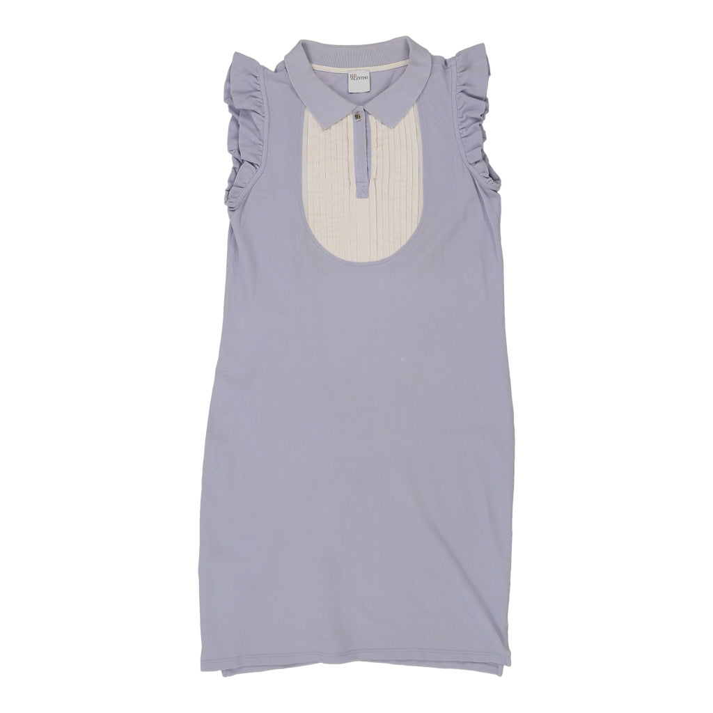 Buy Red Valentino Polo Dress - Medium Blue Cotton Refurbished - $36.17 Red Valentino Polo Dress - Medium Blue Cotton Refurbished - Thrifted (note: this is a term often used to describe second- refurbished available on Cerqular