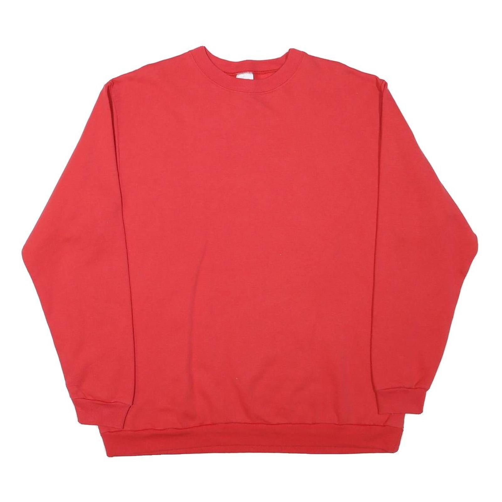 Buy FASHION GEAR Mens Red Crew Neck XL Plain Cotton Blend Sweatshirt Pullover Casual Refurbished - $27.29 FASHION GEAR Mens Red Crew Neck XL Plain Cotton Blend Sweatshirt Pullover Casual Refurbished - N/A refurbished available on Cerqular