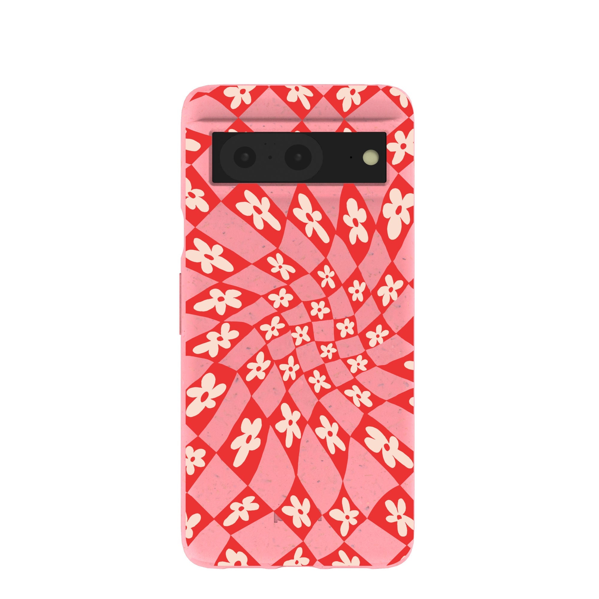 Bubblegum Pink Funky Fleurs Google Pixel 8 Case Refurbished - Pela Case refurbished available on Cerqular