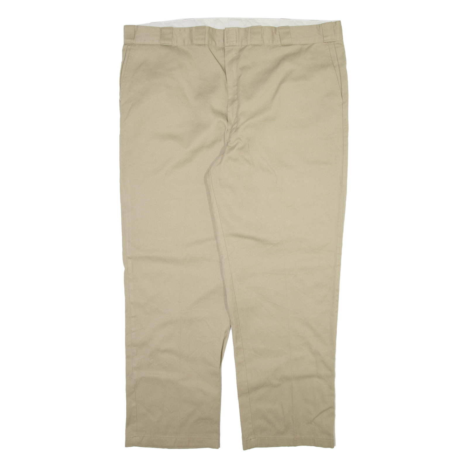 DICKIES Mens Trousers Beige Regular Straight W46 L32 Refurbished - N/A refurbished available on Cerqular