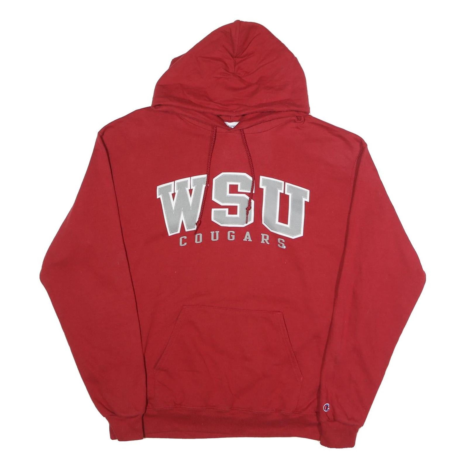 Buy CHAMPION Mens Red WSU Cougars Hoodie XL Cotton Blend Pullover Sweatshirt Refurbished - $33.79 CHAMPION Mens Red WSU Cougars Hoodie XL Cotton Blend Pullover Sweatshirt Refurbished - N/A refurbished available on Cerqular