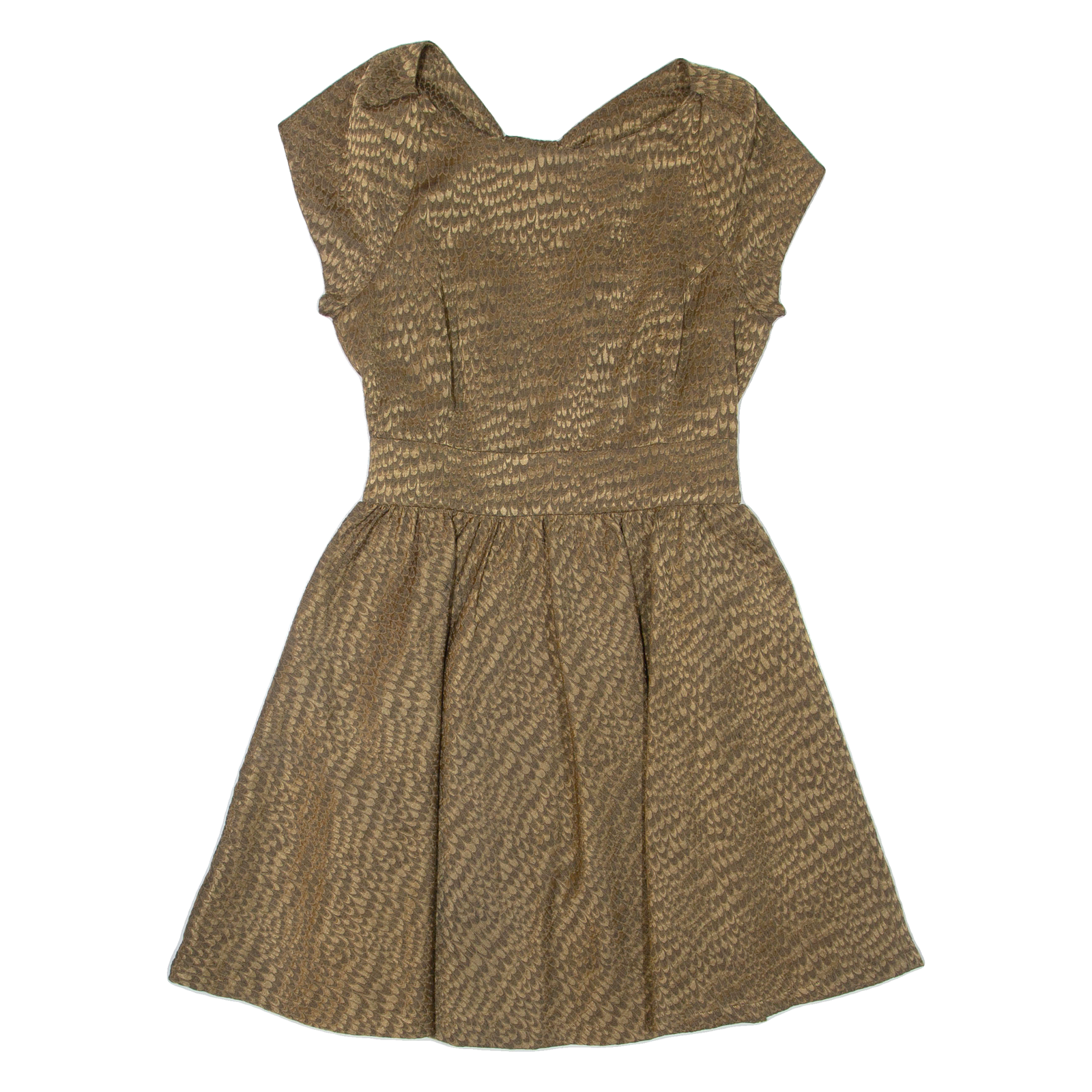 TED BAKER Womens Mini Dress Brown Sleeveless Short M Refurbished - N/A refurbished available on Cerqular