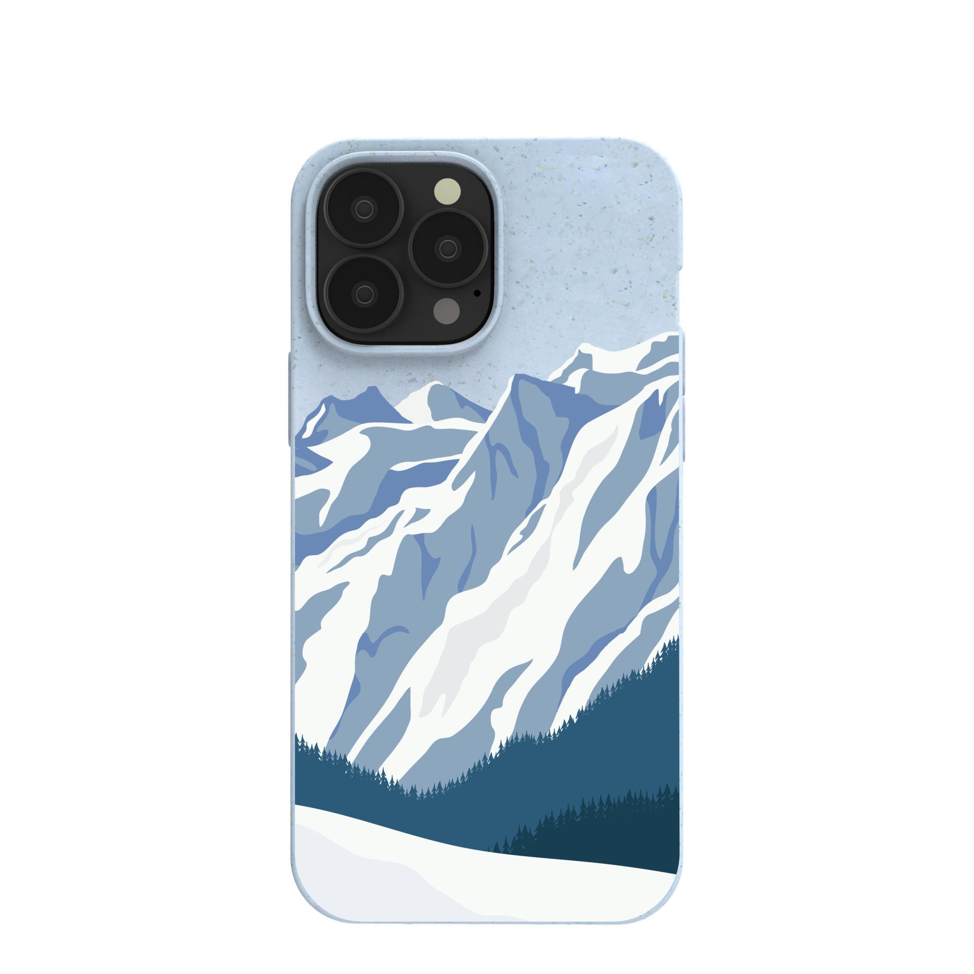 Powder Blue Slopes Calling iPhone 13 Pro Max Case Refurbished - Pela Case refurbished available on Cerqular