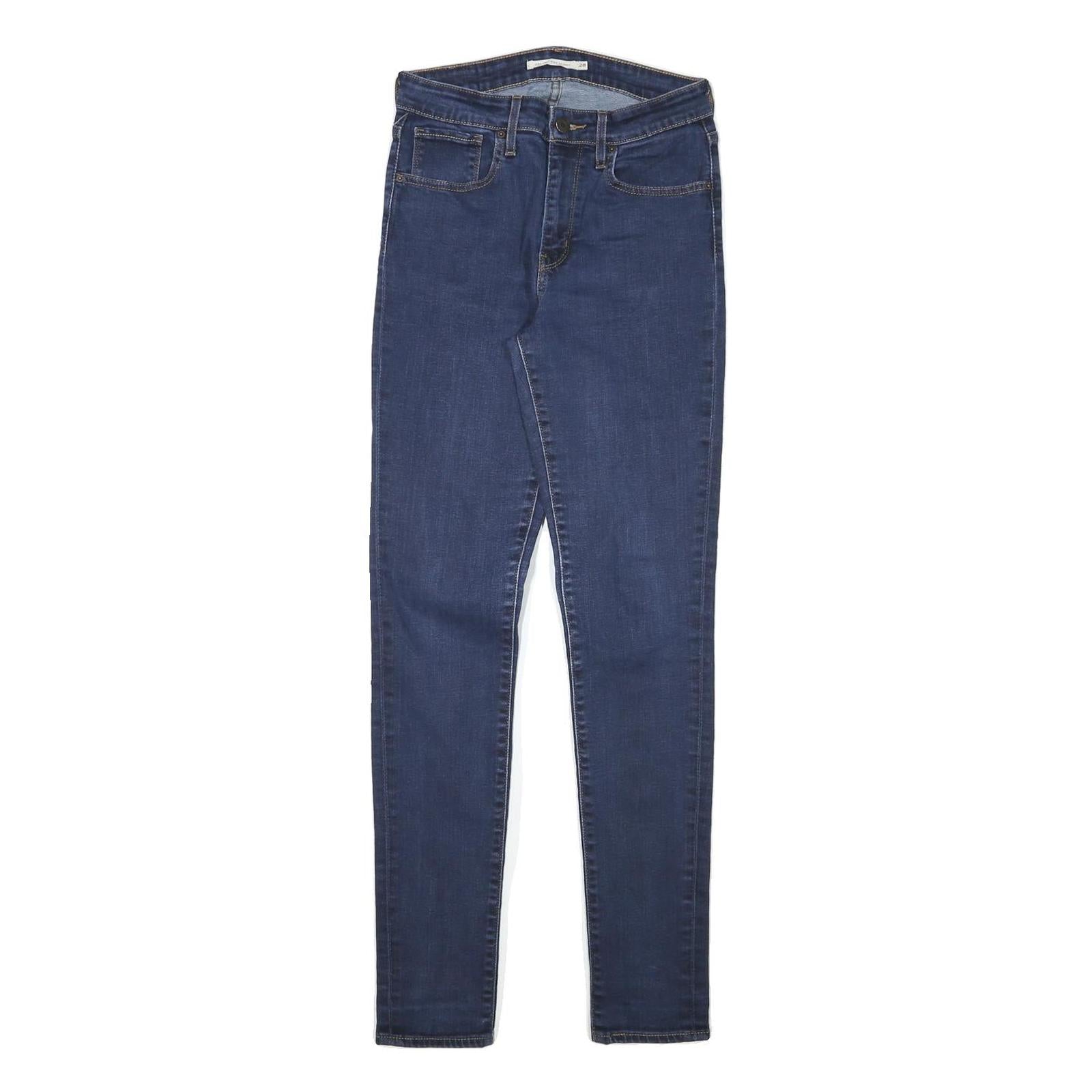 LEVI'S Womens Slim Blue Denim Skinny Jeans Cotton Blend W25 L30 Classic Style Refurbished - N/A refurbished available on Cerqular