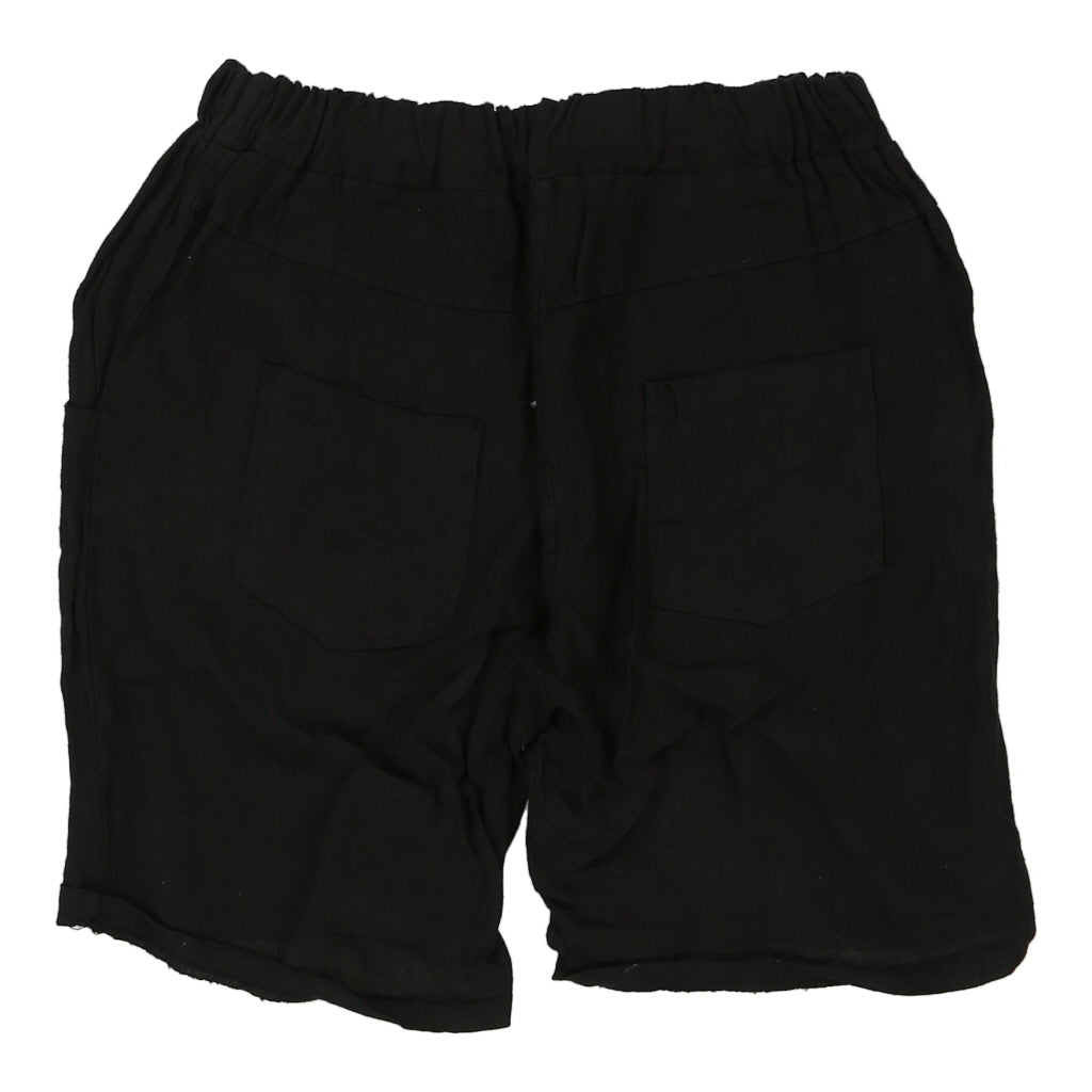 Unbranded Shorts - XL Black Cotton Refurbished - Thrifted (note: this is a term often used to describe second- refurbished available on Cerqular