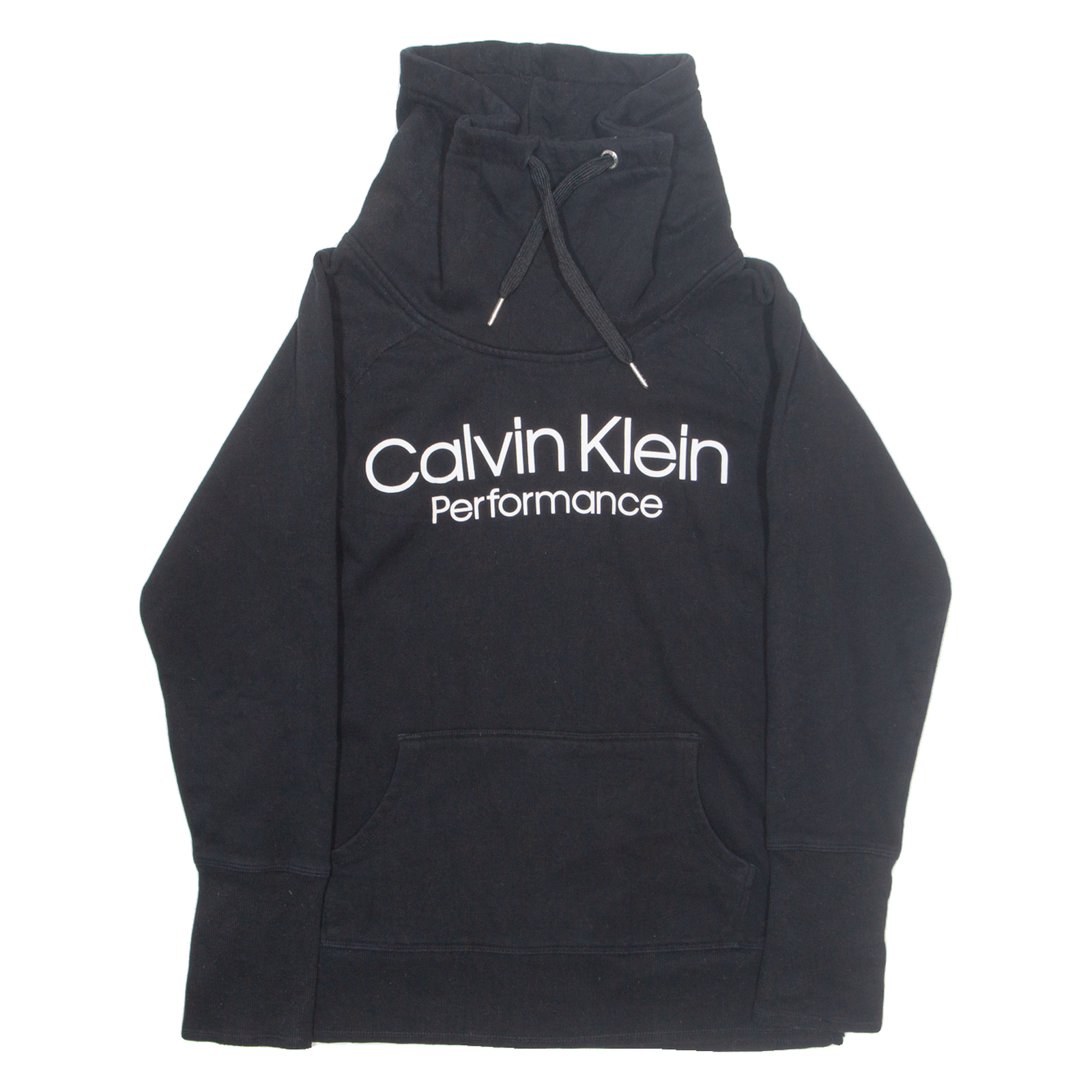 CALVIN KLEIN PERFORMANCE Womens Sweatshirt Black High Neck S Refurbished - N/A refurbished available on Cerqular