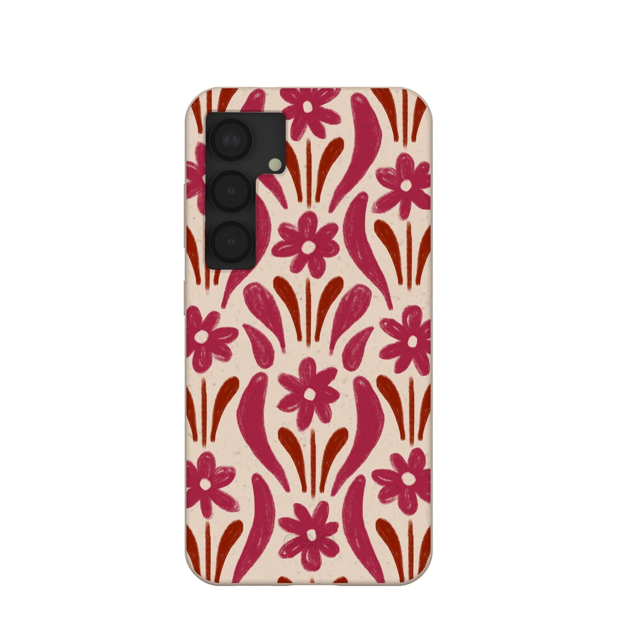 Seashell Flower Stack Samsung Galaxy S25 Case Refurbished - Pela Case refurbished available on Cerqular