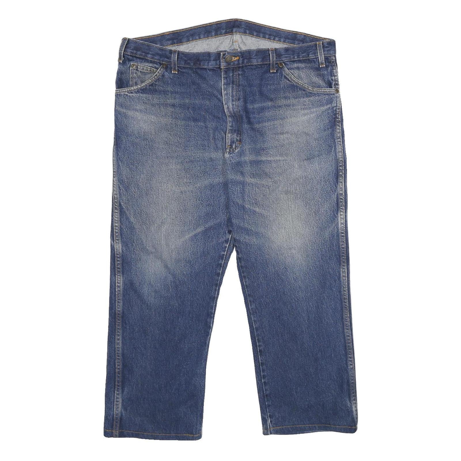 DICKIES Mens Relaxed Blue Denim Medium W40 L26 Cotton Jeans Zip Closure Refurbished - N/A refurbished available on Cerqular