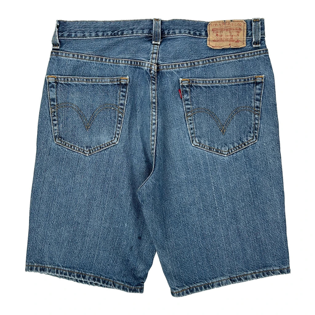 Buy Levis Denim Shorts - 33W 10L Blue Cotton Refurbished - $39.85 Levis Denim Shorts - 33W 10L Blue Cotton Refurbished - Thrifted (note: this is a term often used to describe second- refurbished available on Cerqular