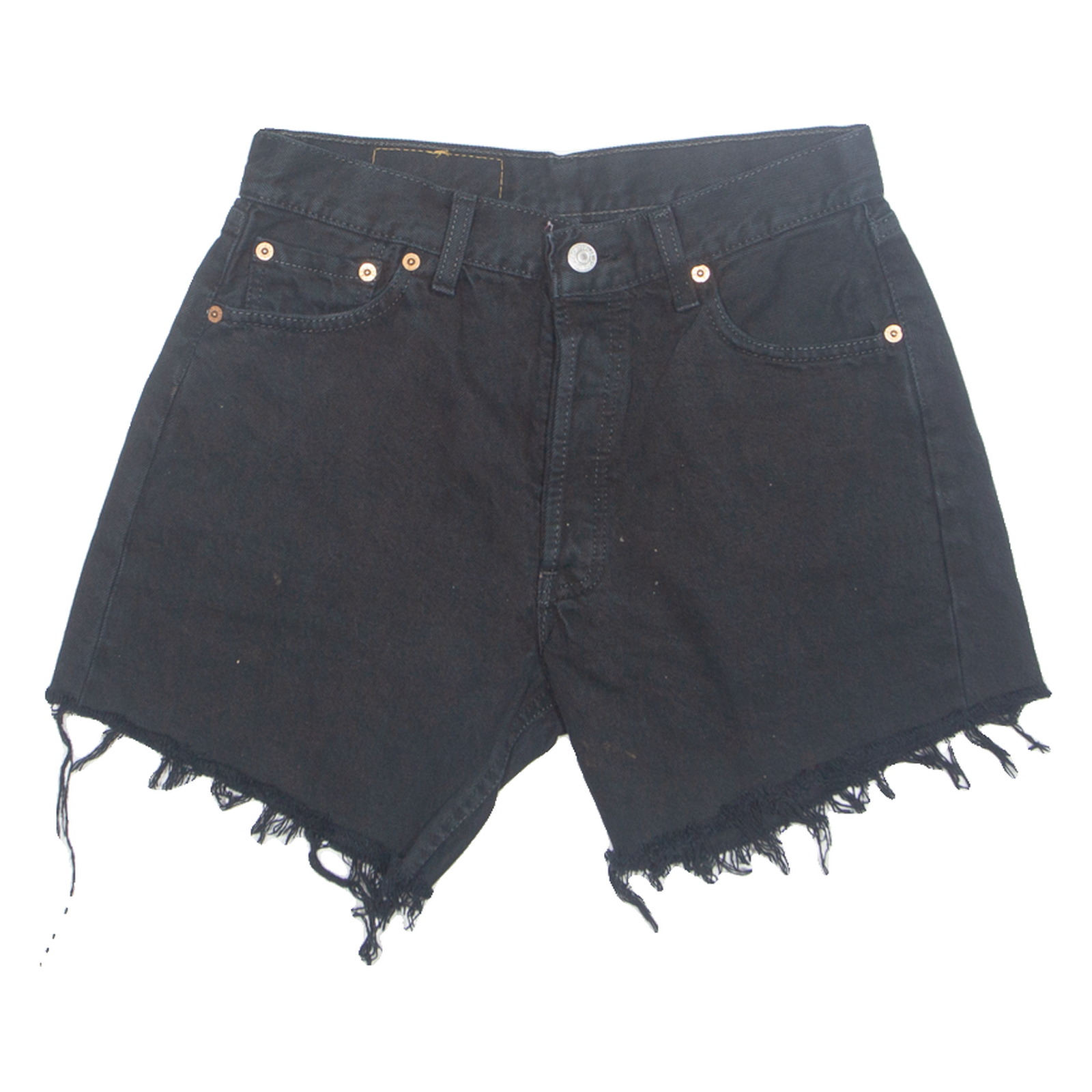 LEVI'S Cut Off 501 Womens Denim Shorts Black M W28 Refurbished - N/A refurbished available on Cerqular