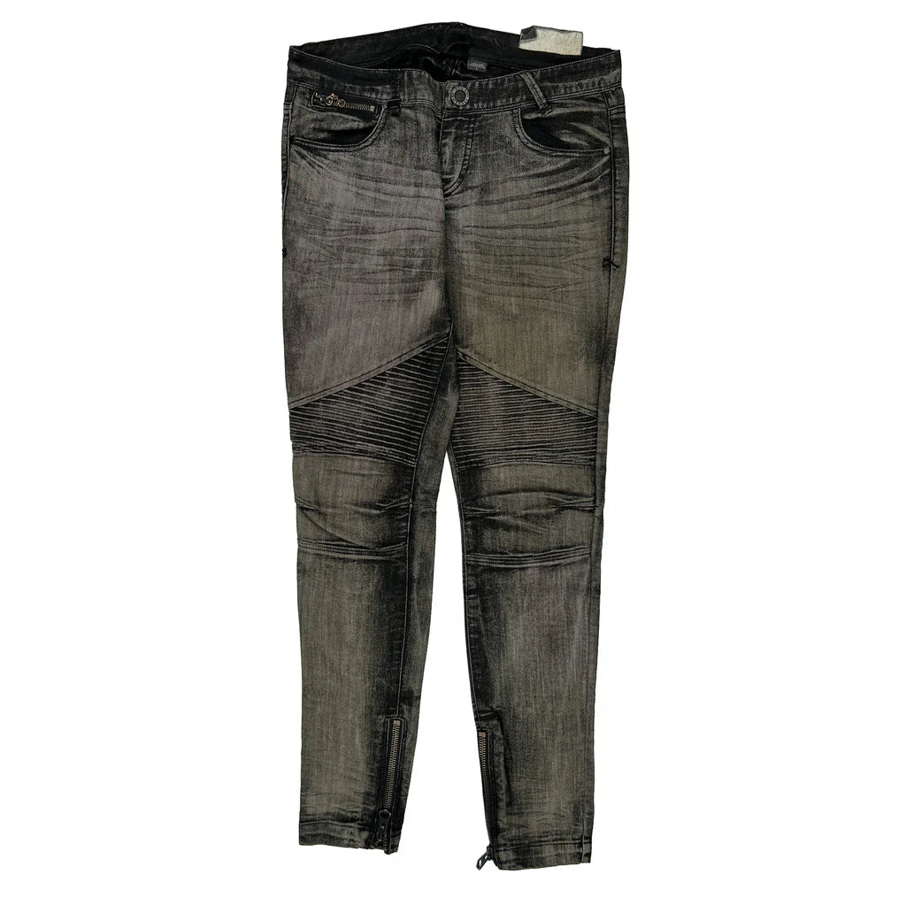 Armani Exchange Skinny Jeans - 32W UK 10 Grey Cotton Blend Refurbished - Thrifted (note: this is a term often used to describe second- refurbished available on Cerqular