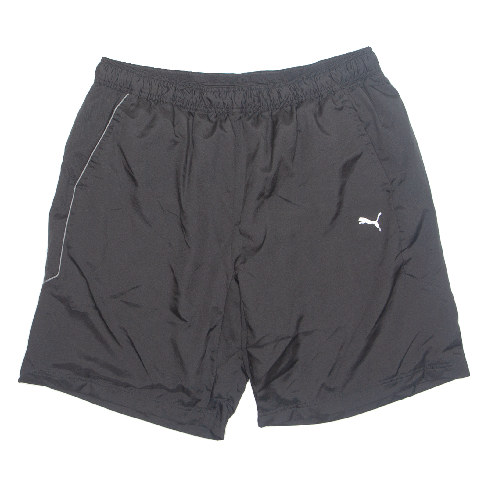 PUMA Mesh Lined Mens Swimming Shorts Black Relaxed 2XL W36 Refurbished - N/A refurbished available on Cerqular