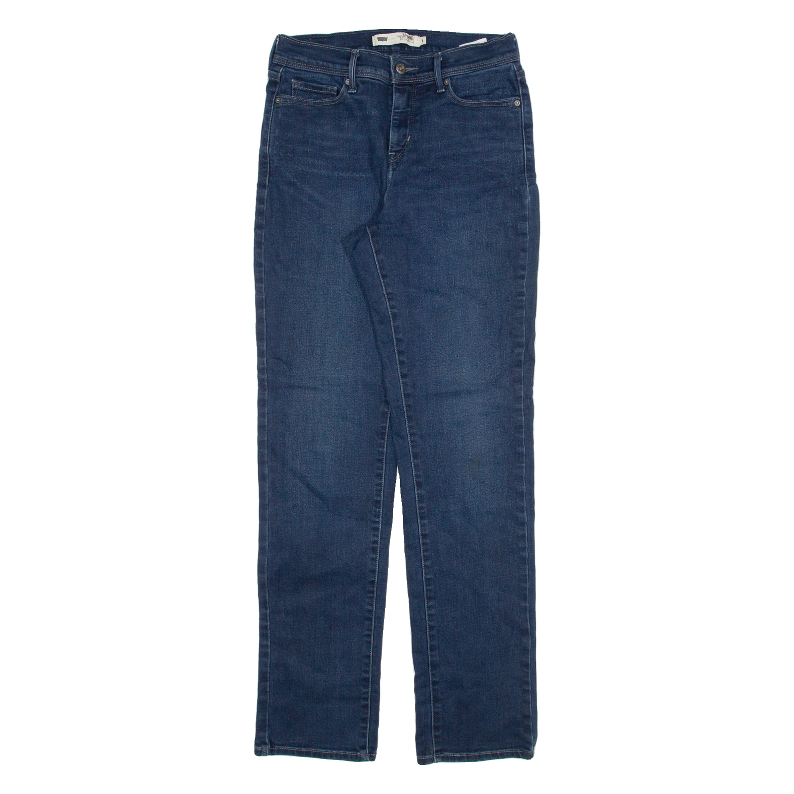 LEVI'S 512 Womens Jeans Blue Regular Straight W27 L32 Refurbished - N/A refurbished available on Cerqular