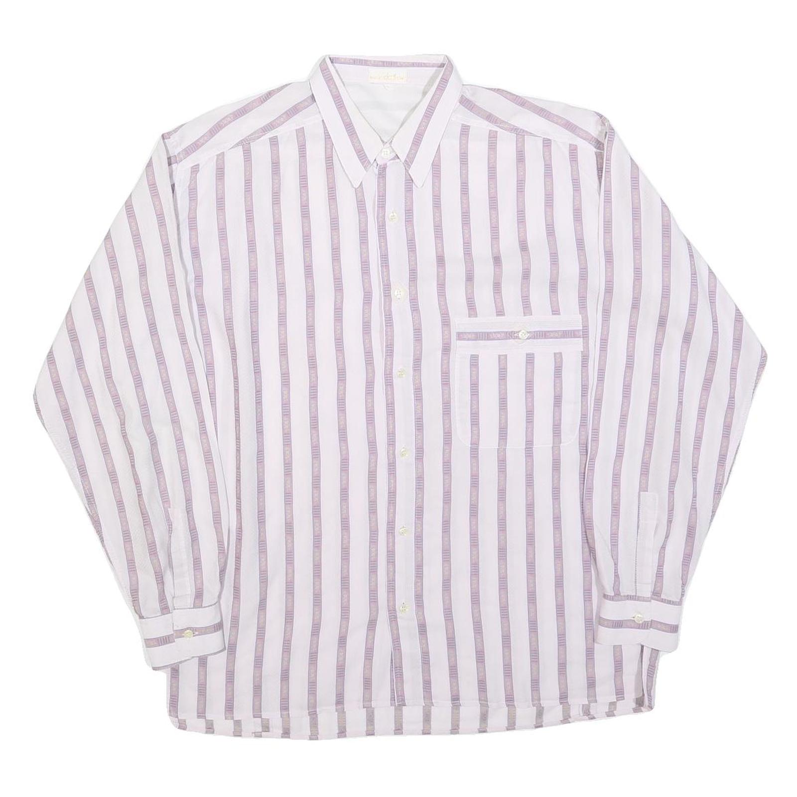 Buy MASSIMO DATTI Mens White & Lilac Striped Shirt M Classic Fit Casual Style Refurbished - $19.49 MASSIMO DATTI Mens White & Lilac Striped Shirt M Classic Fit Casual Style Refurbished - N/A refurbished available on Cerqular