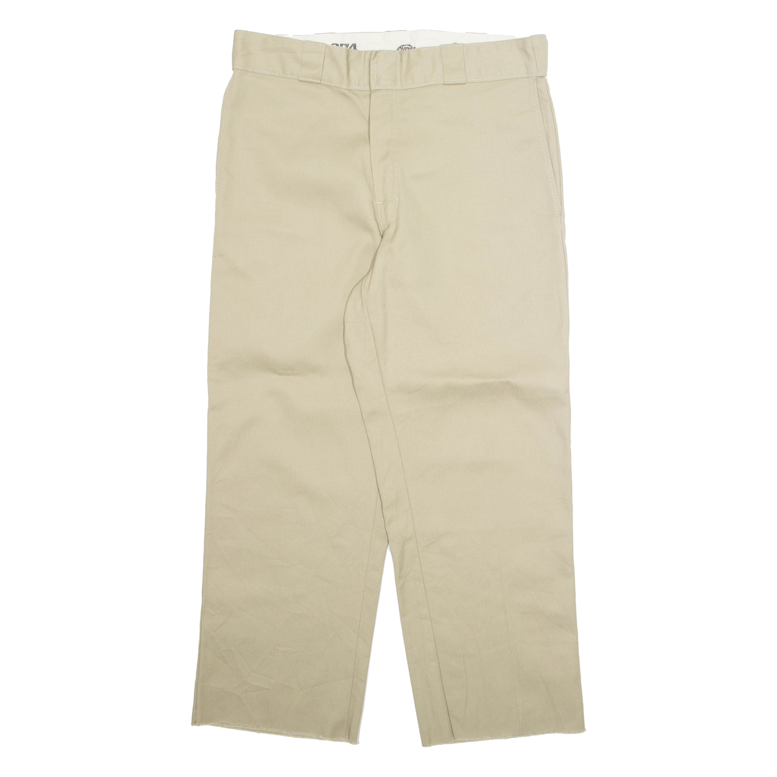DICKIES Chino 874 Mens Trousers Beige Regular Straight W32 L25 Refurbished - N/A refurbished available on Cerqular