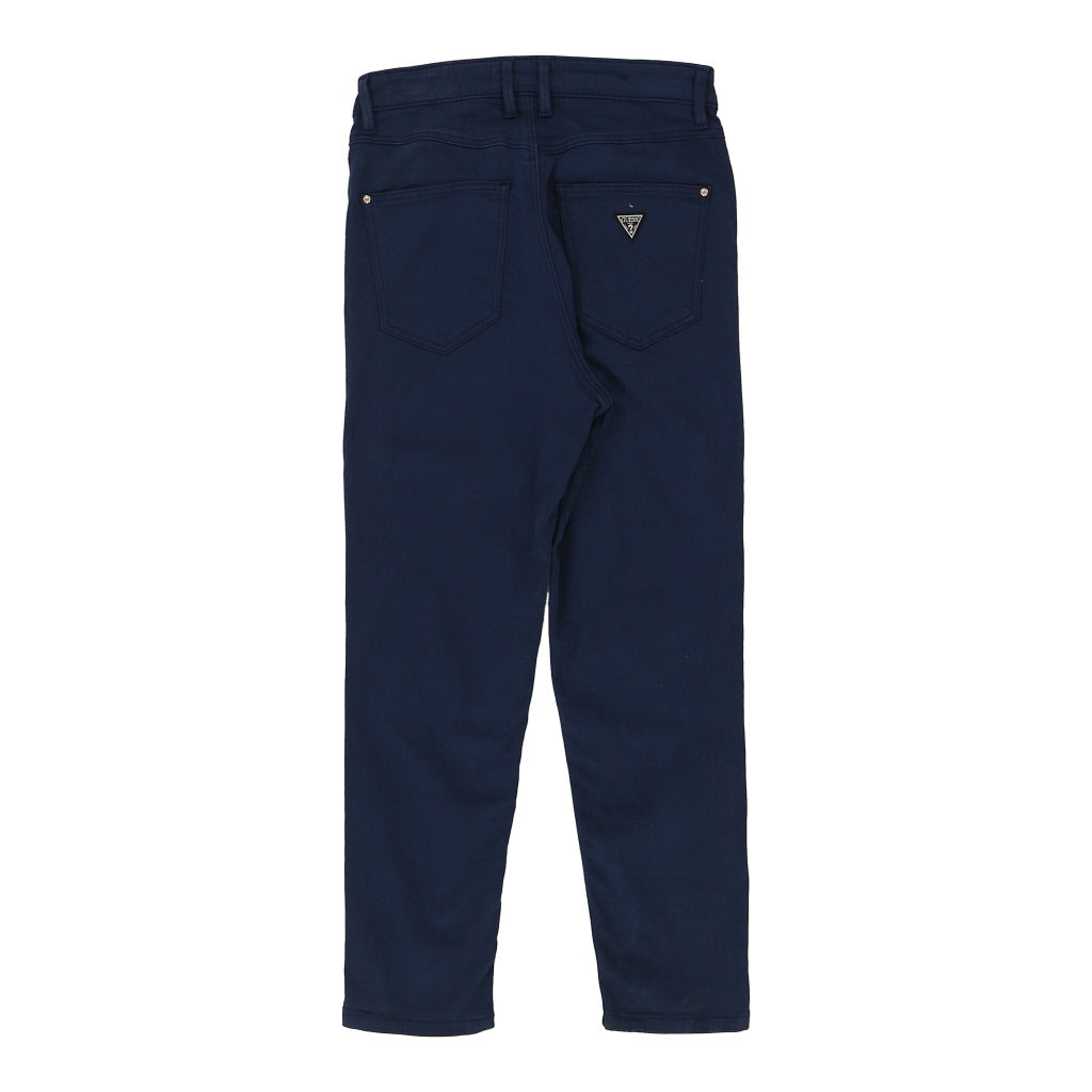 Guess Skinny Trousers - 26W UK 6 Blue Cotton Refurbished - Thrifted (note: this is a term often used to describe second- refurbished available on Cerqular