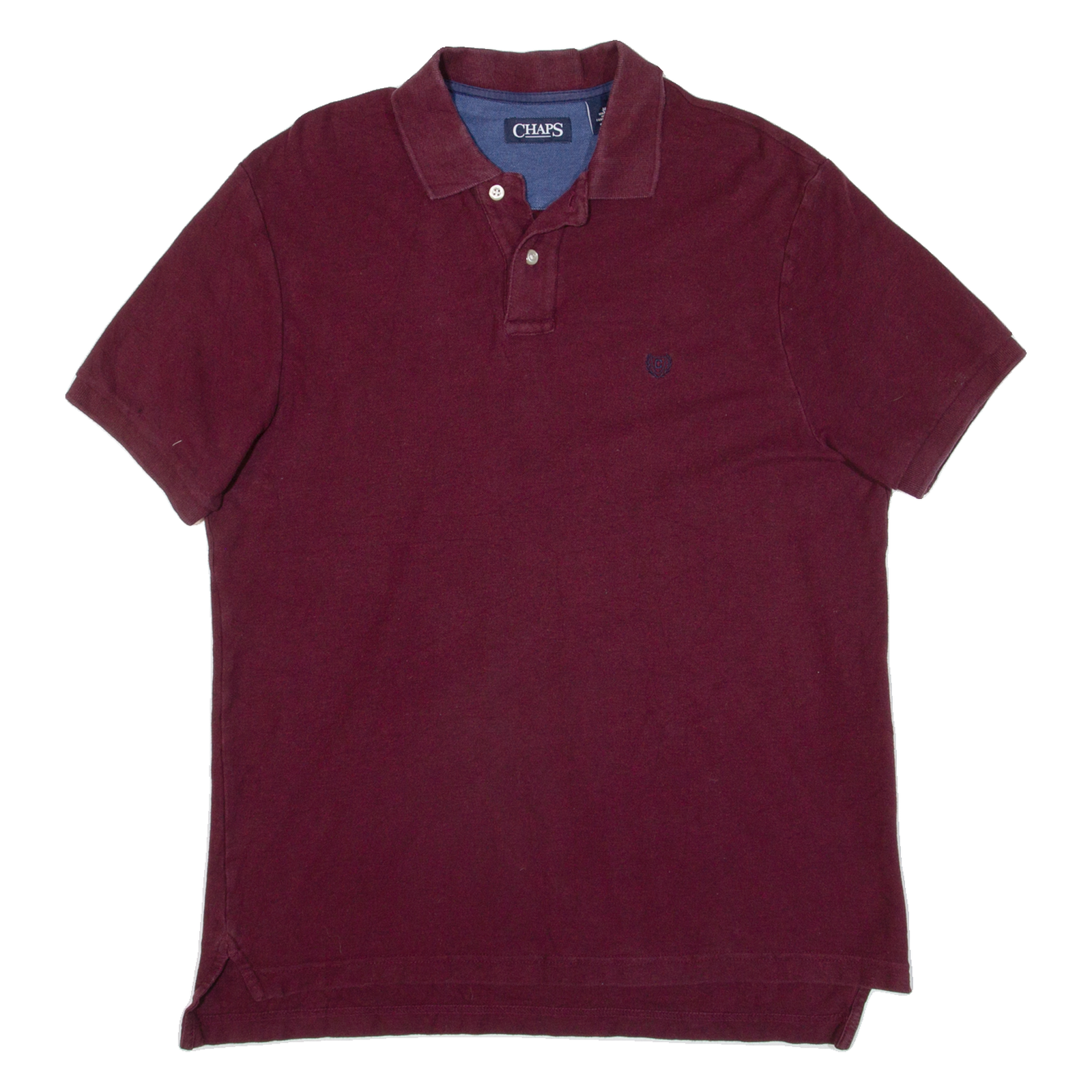 CHAPS Mens Polo Shirt Maroon M Refurbished - N/A refurbished available on Cerqular