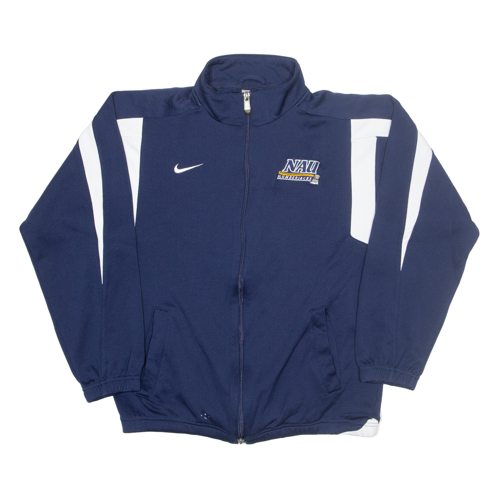 NIKE NAU Lumberjacks Mens Track Jacket Blue S Refurbished - N/A refurbished available on Cerqular