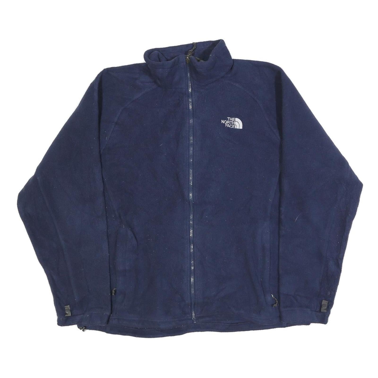 THE NORTH FACE Mens Navy Blue Jacket L Polyester Blend Zip Front Casual Jacket Refurbished - N/A refurbished available on Cerqular