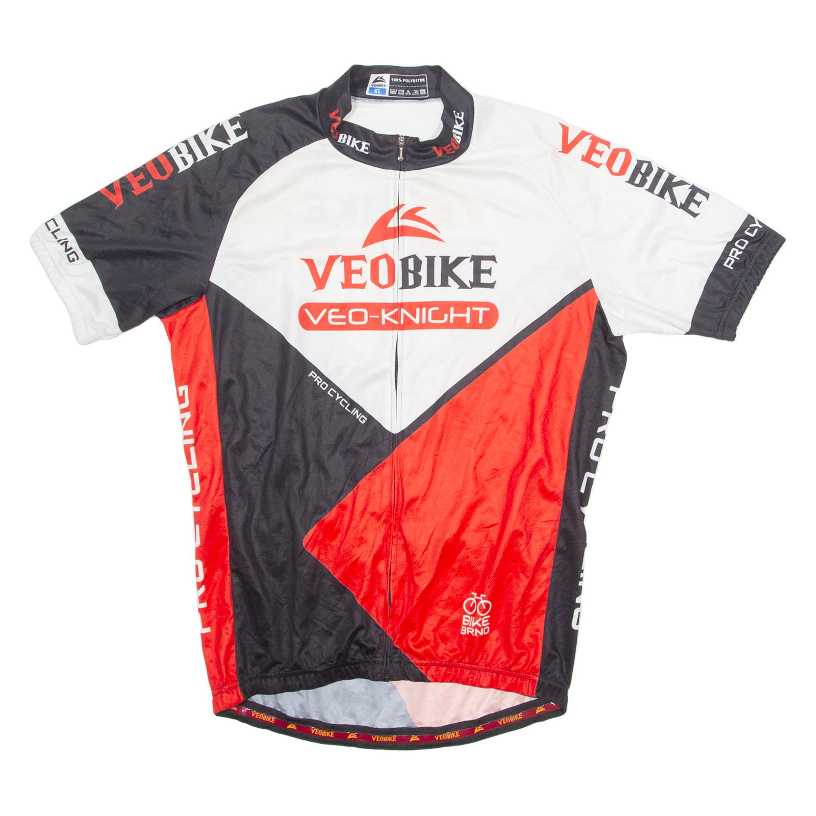 VEOBIKE Cycling Mens Jersey Red 1/4 Zip XL Refurbished - N/A refurbished available on Cerqular