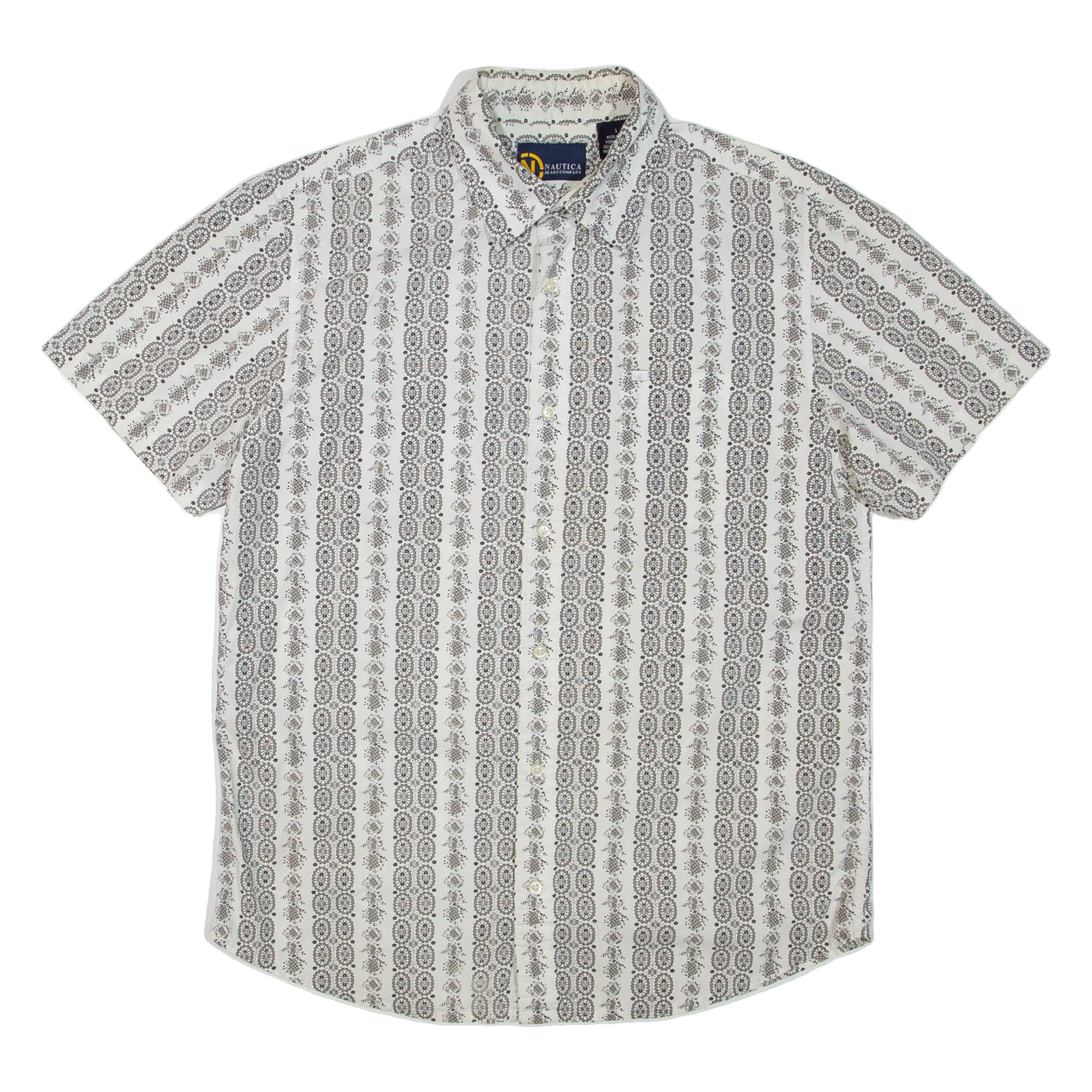 NAUTICA Mens Shirt Grey L Refurbished - N/A refurbished available on Cerqular