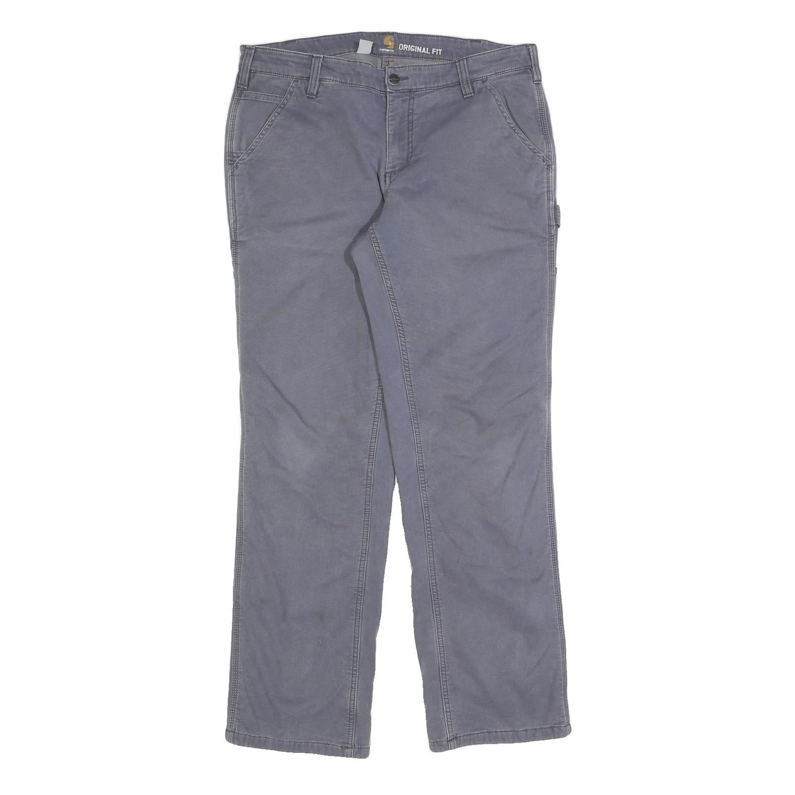 Buy CARHARTT Womens Cotton Blend Grey Regular Fit Straight Leg Trousers W34 L30 Refurbished - $49.39 CARHARTT Womens Cotton Blend Grey Regular Fit Straight Leg Trousers W34 L30 Refurbished - N/A refurbished available on Cerqular