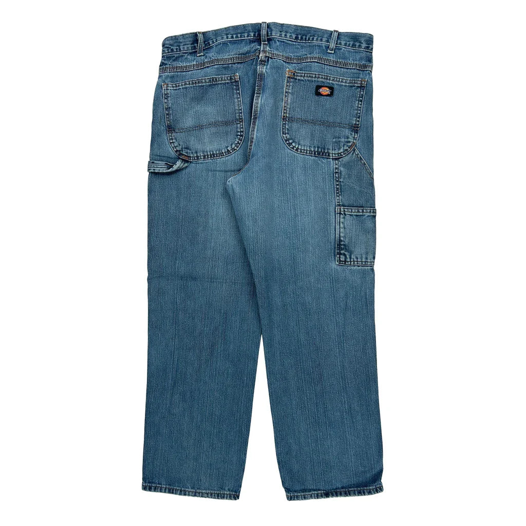 Dickies Carpenter Jeans - 37W 30L Blue Cotton Refurbished - Thrifted (note: this is a term often used to describe second- refurbished available on Cerqular