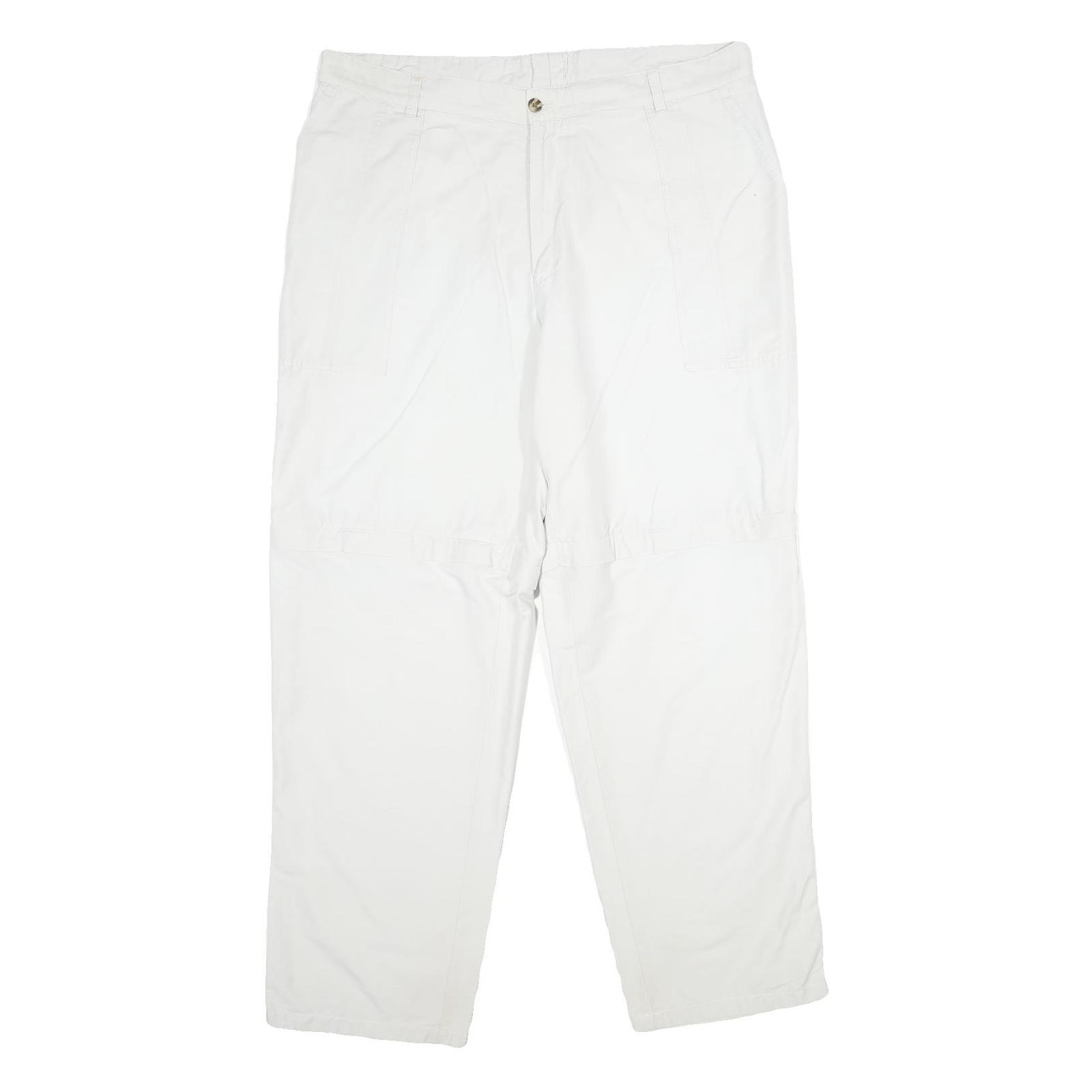 Buy Mens White Regular Fit Cotton Blend Trousers W38 L34 Casual Zip Closure Refurbished - $20.79 Mens White Regular Fit Cotton Blend Trousers W38 L34 Casual Zip Closure Refurbished - N/A refurbished available on Cerqular