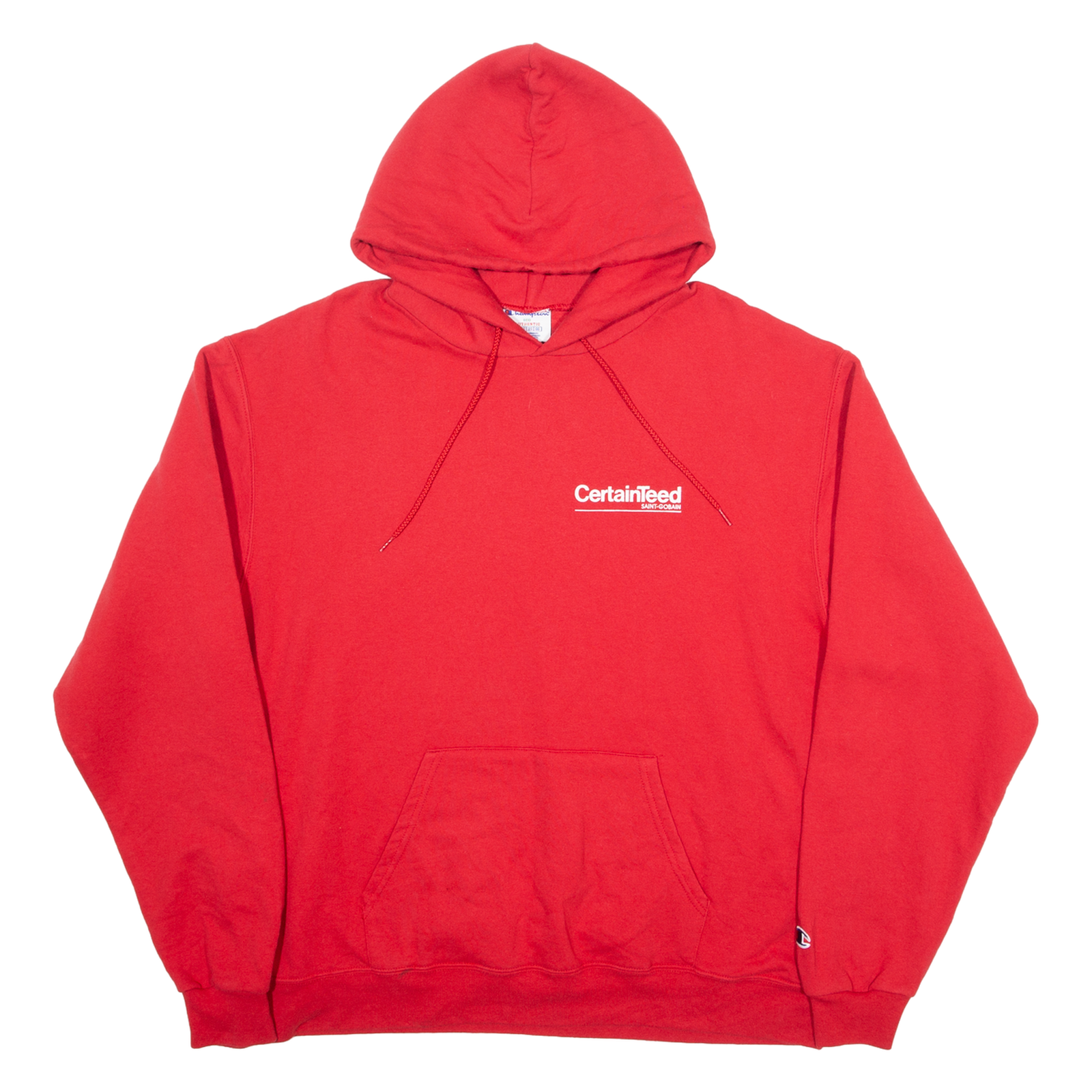 Buy CHAMPION CertainTeed Mens Red Hoodie XL Refurbished - $28.59 CHAMPION CertainTeed Mens Red Hoodie XL Refurbished - N/A refurbished available on Cerqular