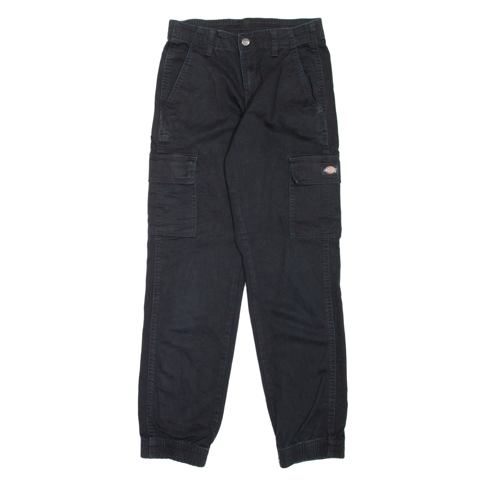 DICKIES Cargo Style Workwear Womens Trousers Black Regular Tapered W26 L29 Refurbished - N/A refurbished available on Cerqular
