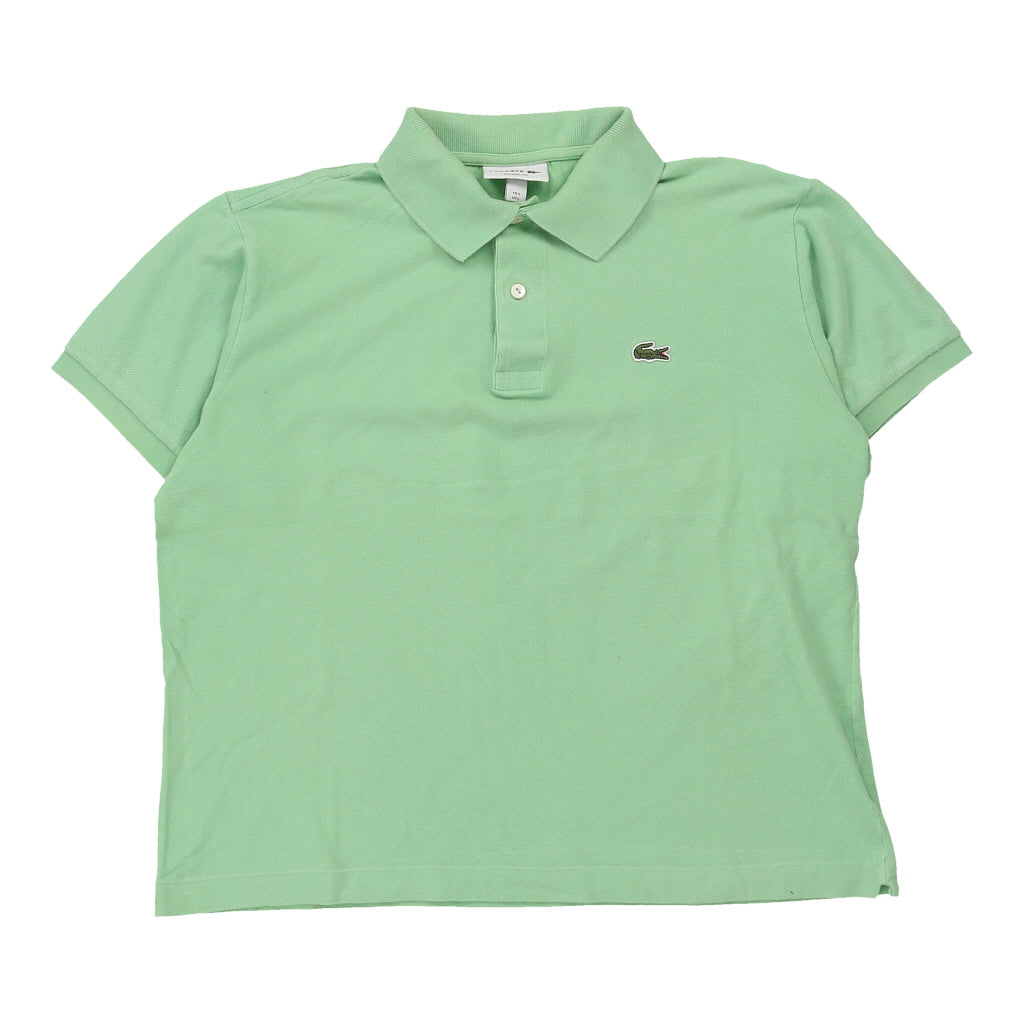 Buy Lacoste Polo Shirt - Large Green Cotton Refurbished - $26.79 Lacoste Polo Shirt - Large Green Cotton Refurbished - Thrifted (note: this is a term often used to describe second- refurbished available on Cerqular